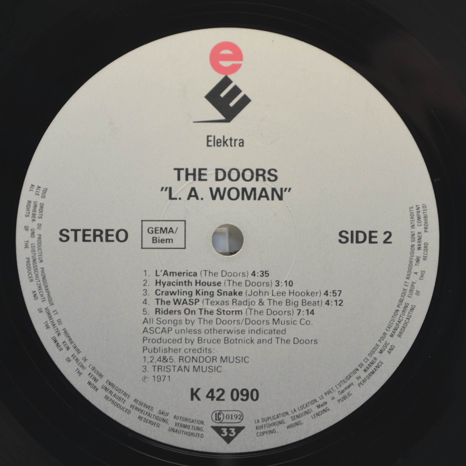 Doors — L.A. Woman, 1971