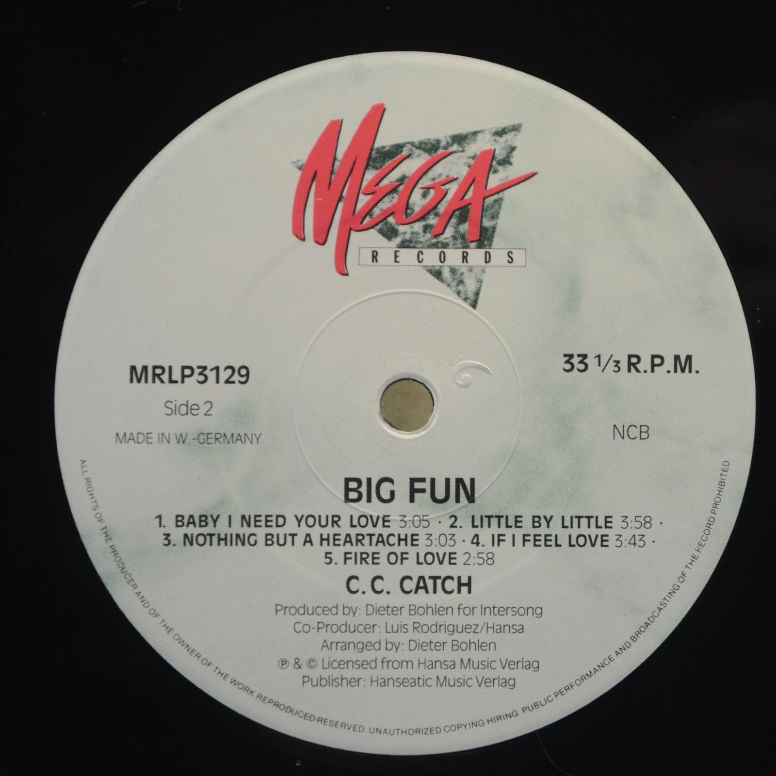 C.C. Catch — Big Fun, 1988