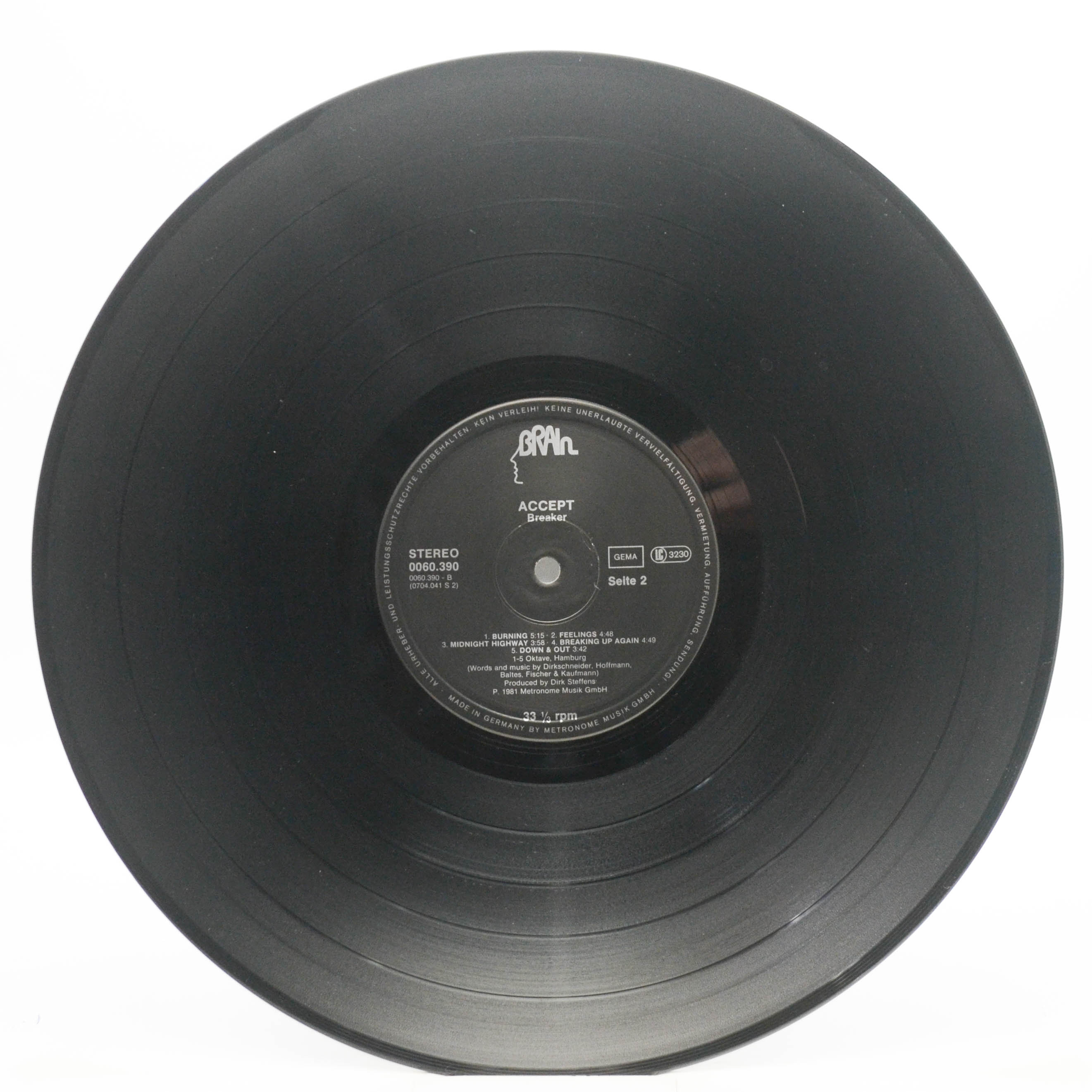 Accept — Breaker (1-st, Germany), 1981