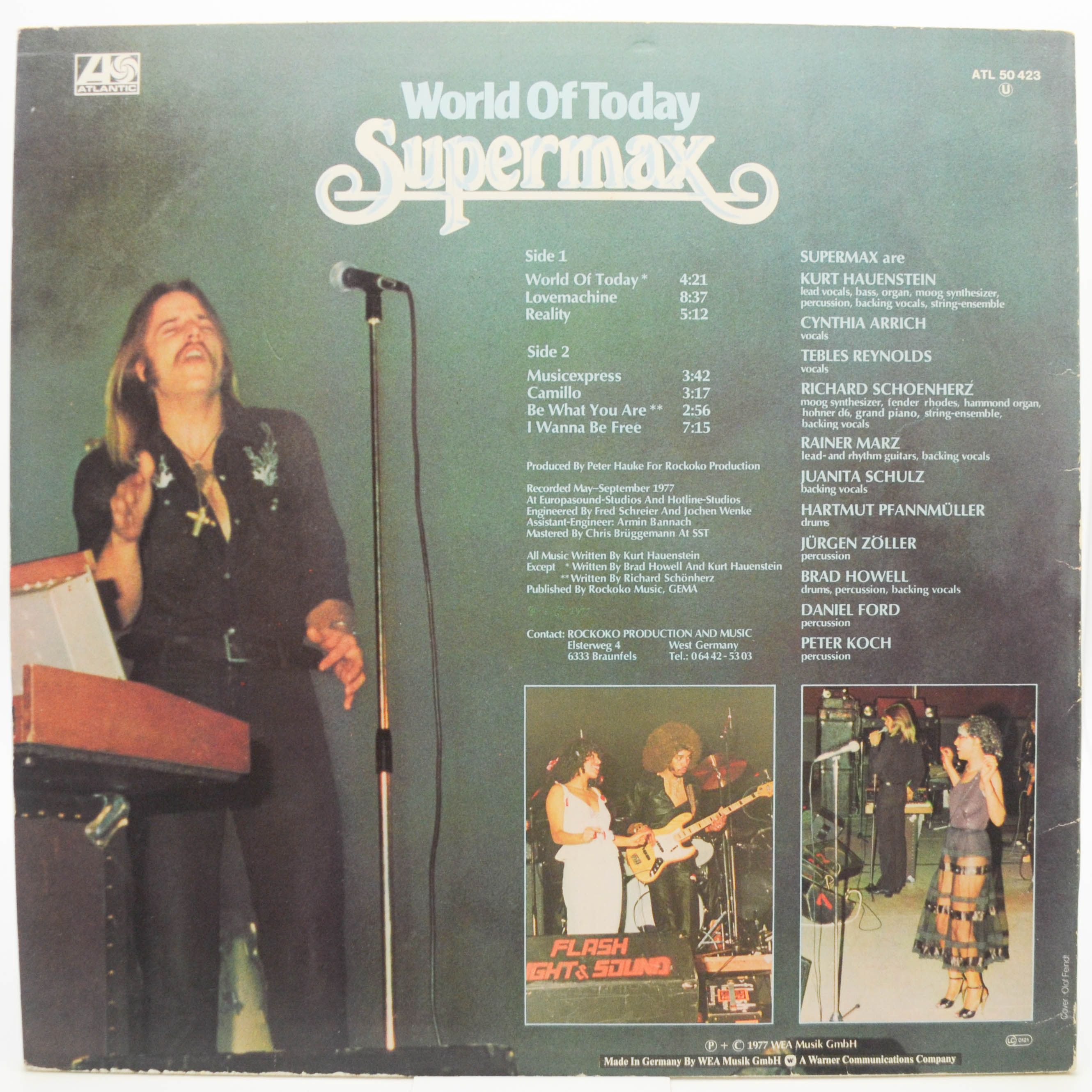 Supermax — World Of Today, 1977