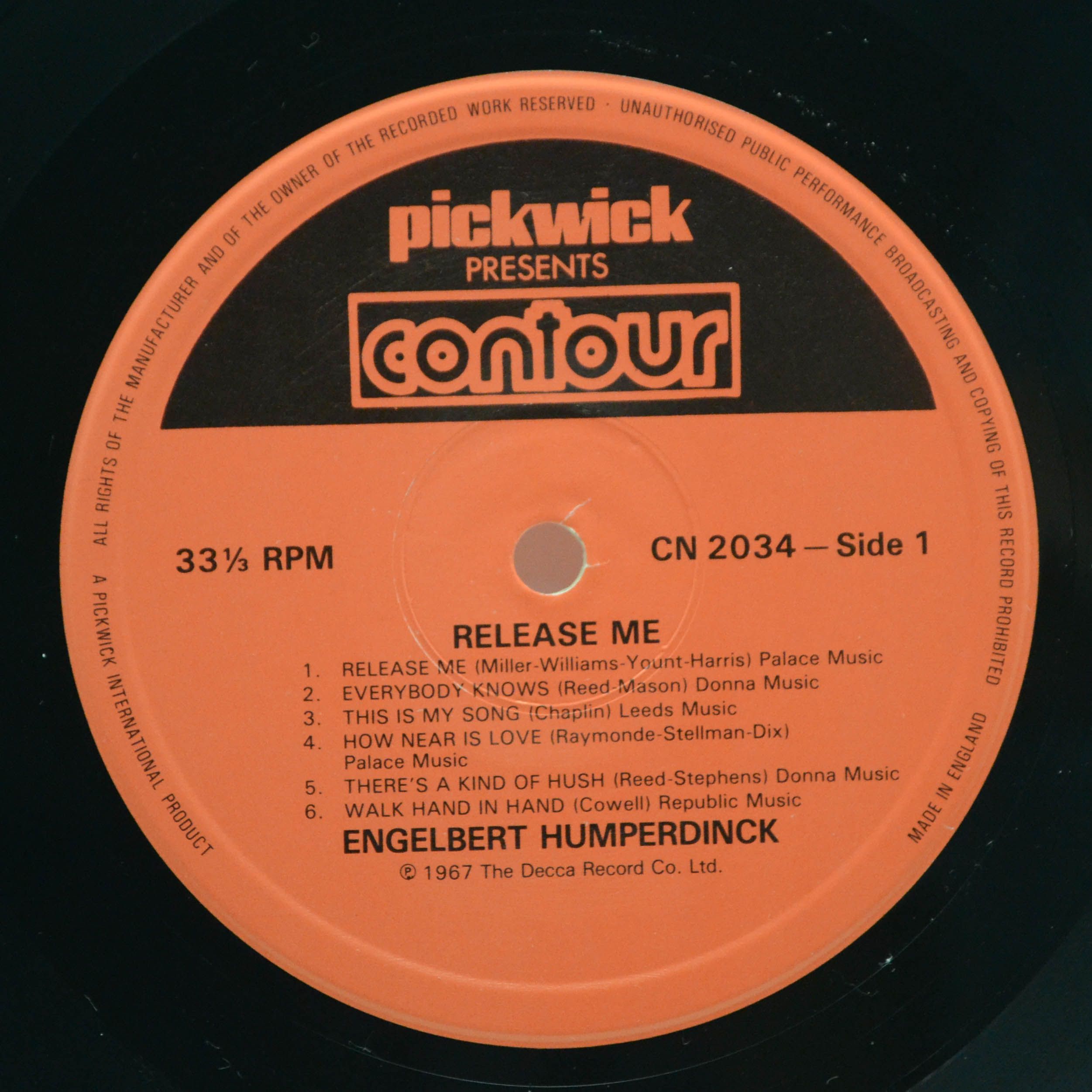 Engelbert — Release Me (UK), 1981