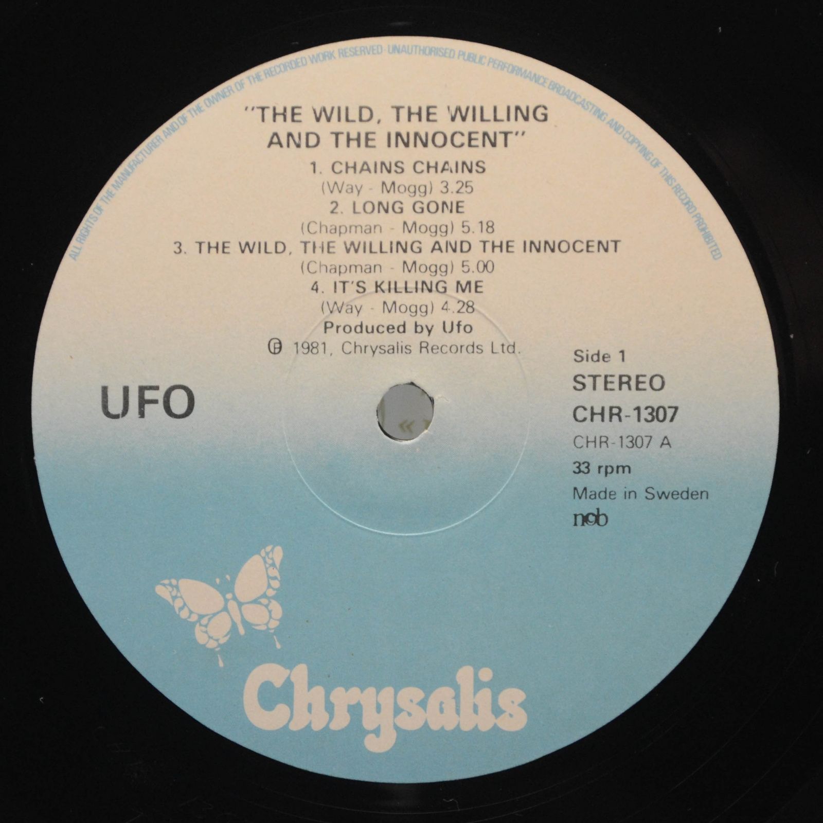 UFO — The Wild, The Willing And The Innocent, 1981