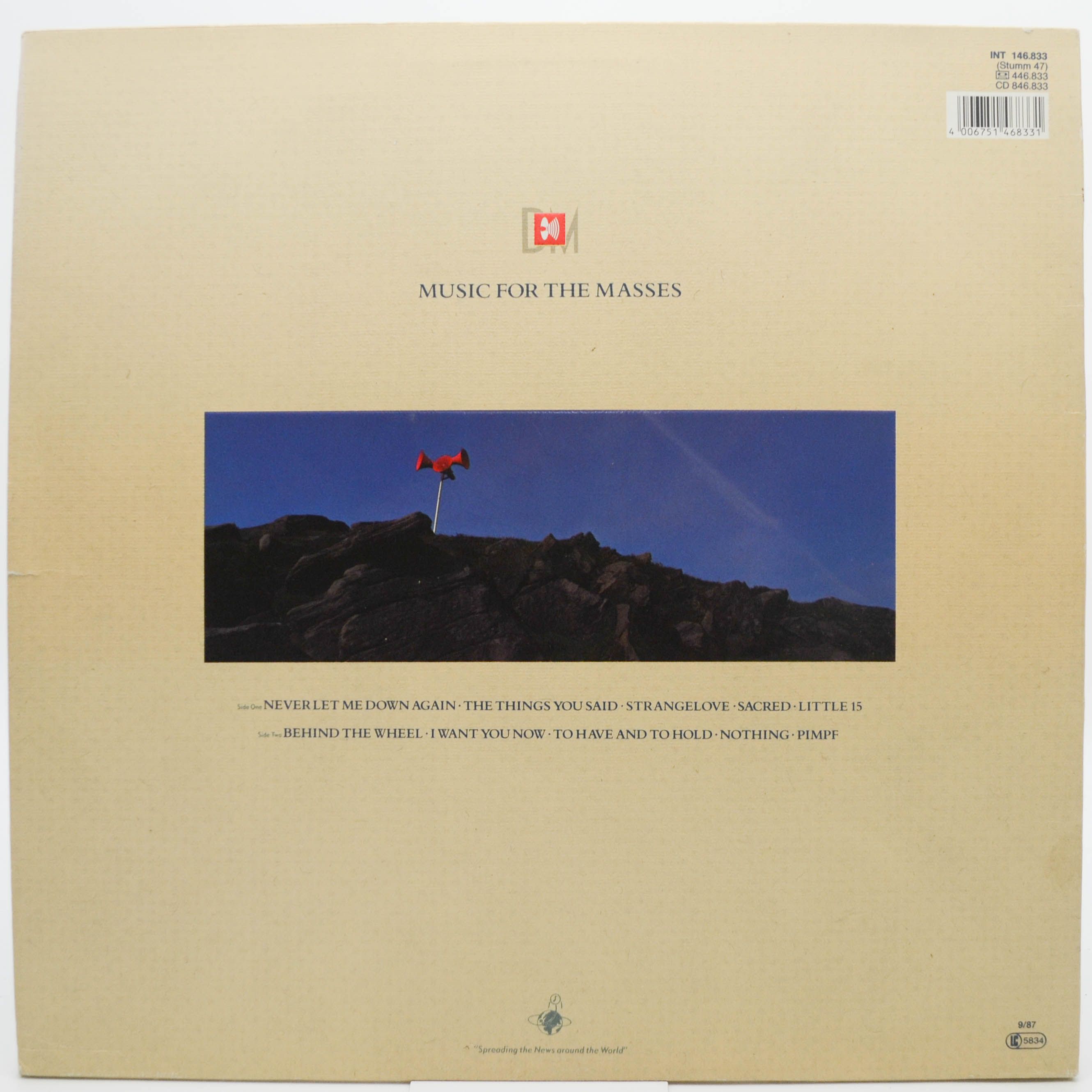 Depeche Mode — Music For The Masses, 1987