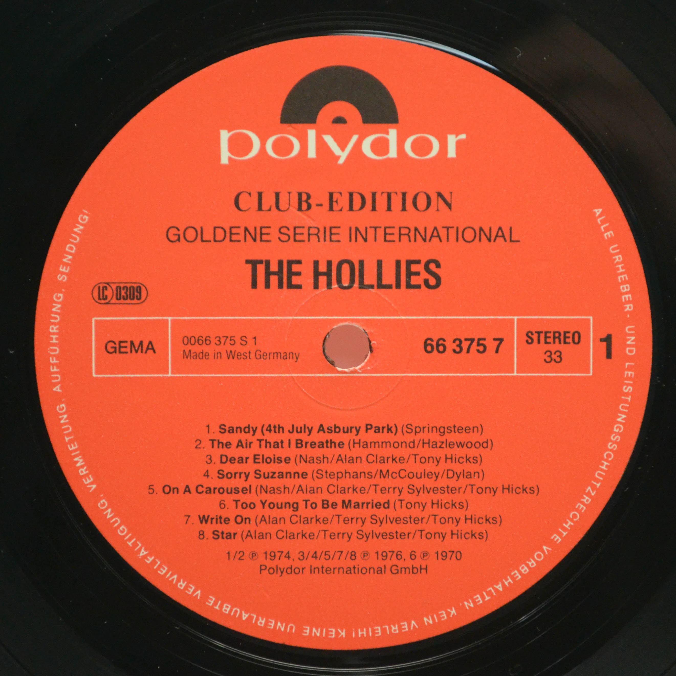 Hollies — The Hollies, 1978