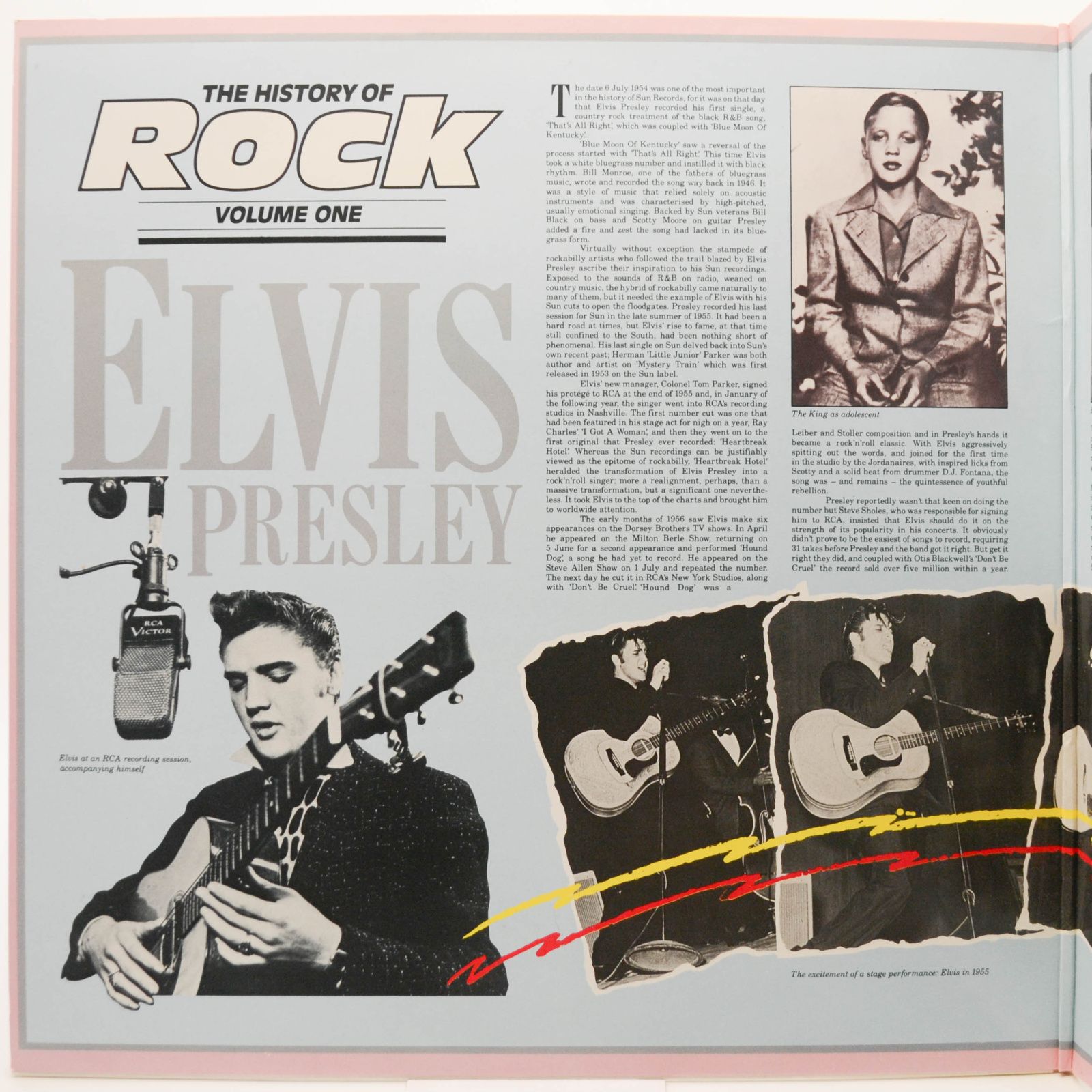 Elvis Presley — The History Of Rock (Volume One) (UK), 1981