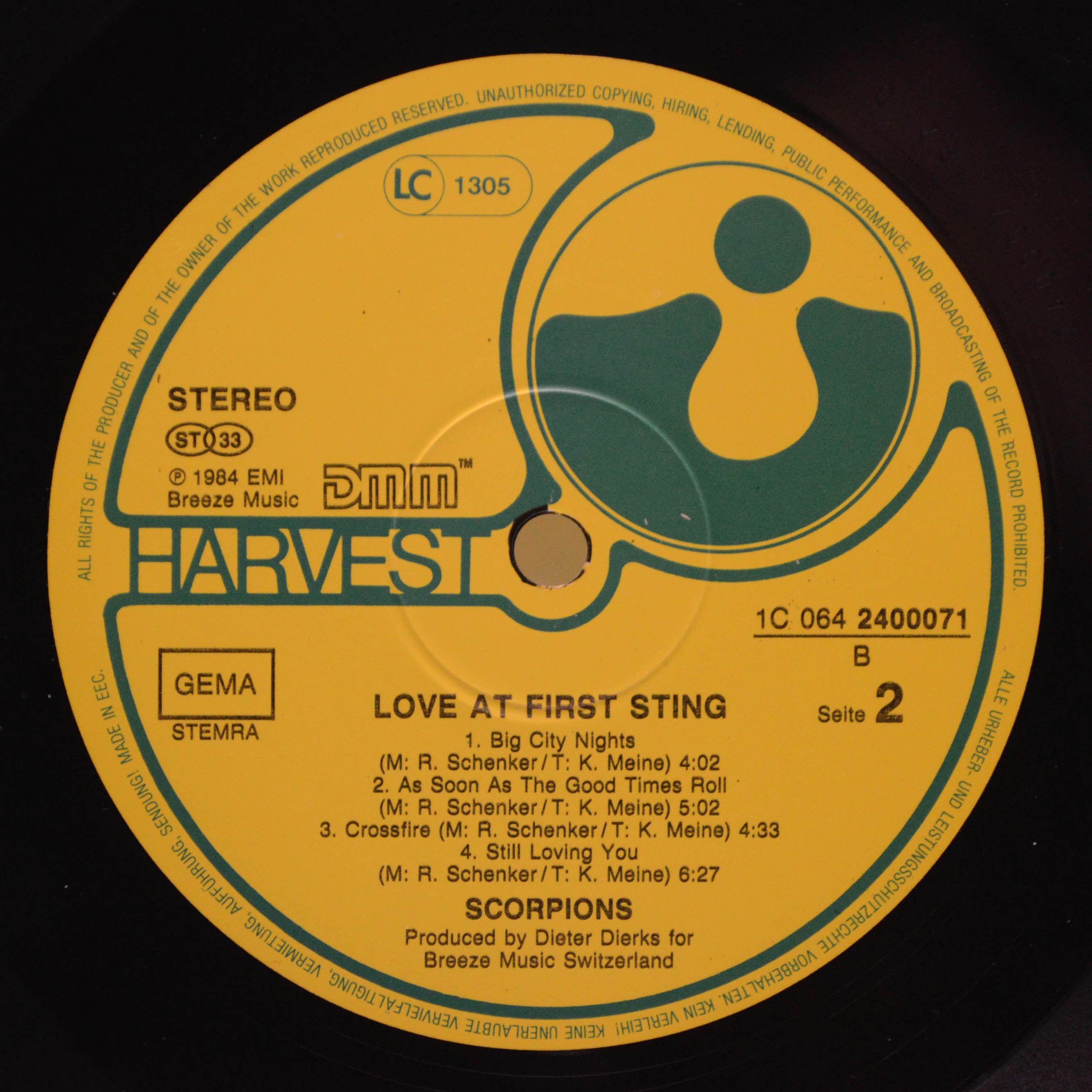 Scorpions — Love At First Sting, 1984