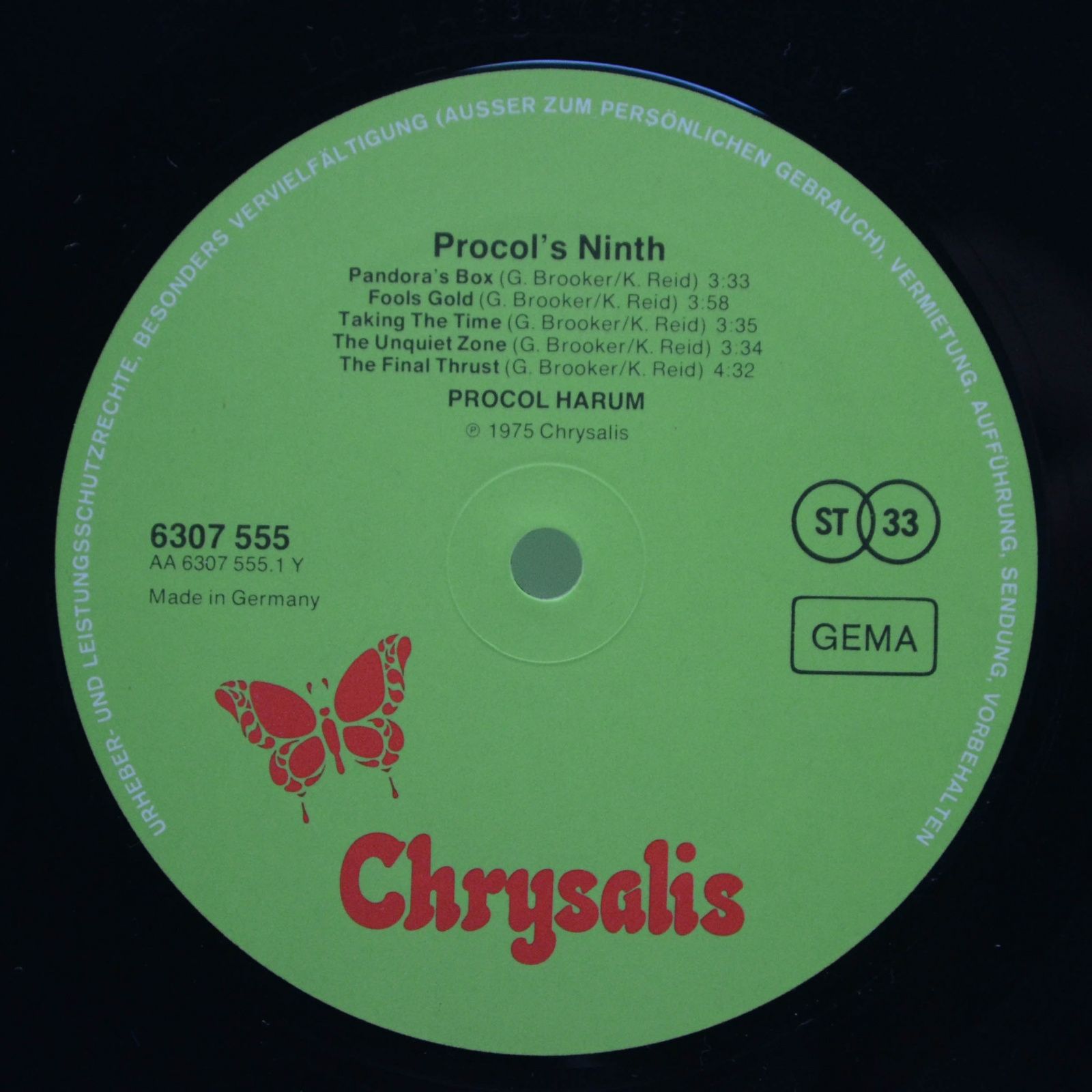 Procol Harum — Procol's Ninth, 1975