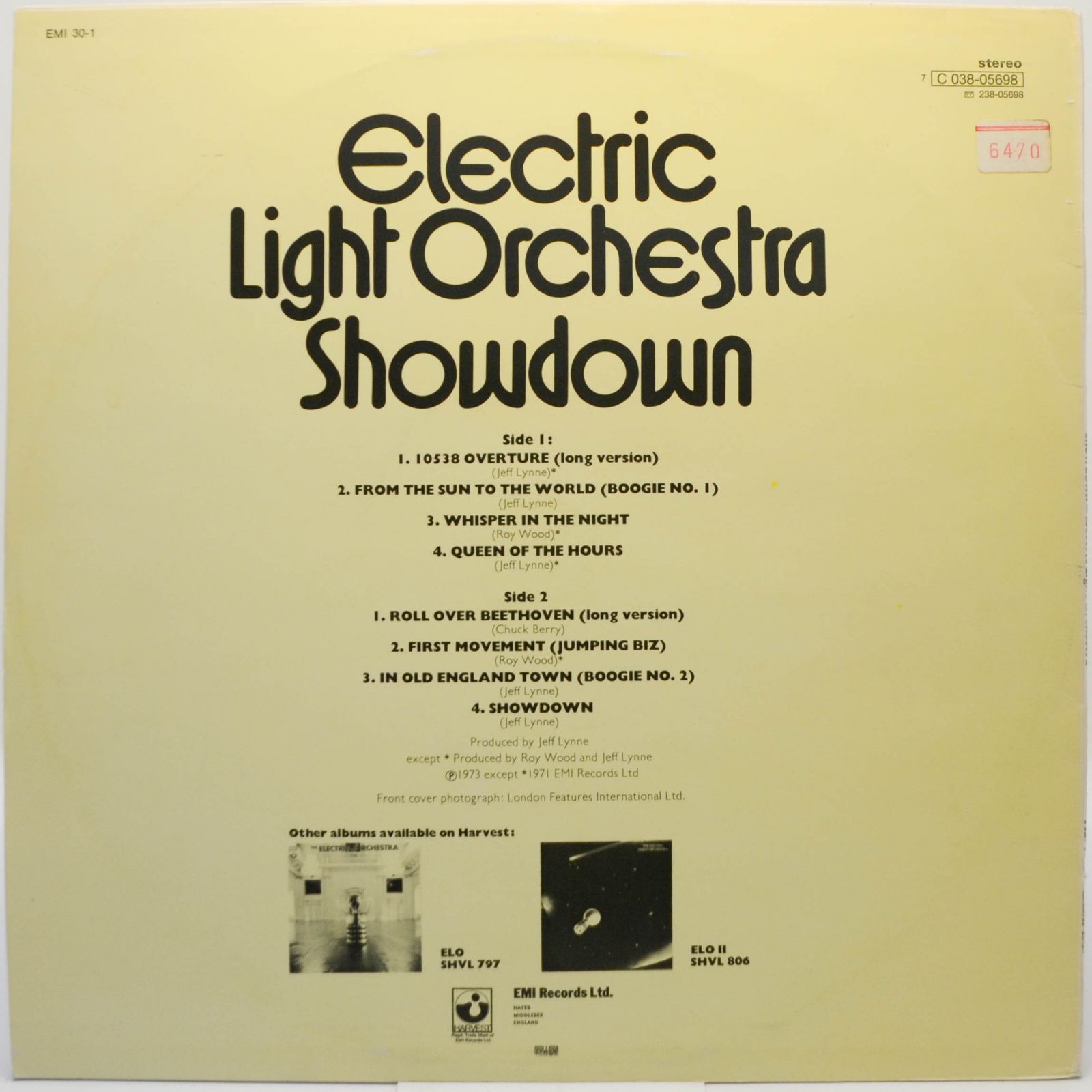 Electric Light Orchestra — Showdown, 1974