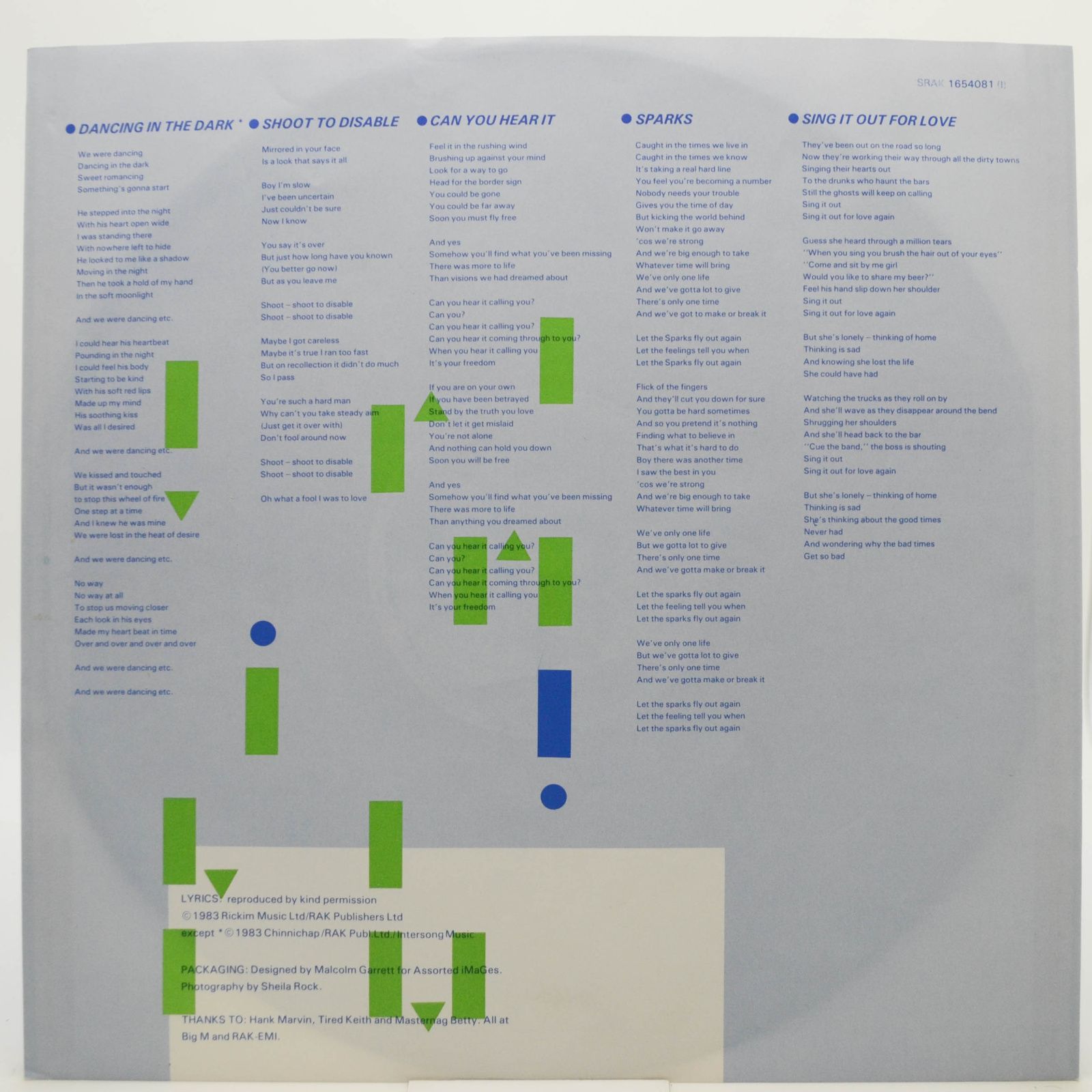 Kim Wilde — Catch As Catch Can, 1983