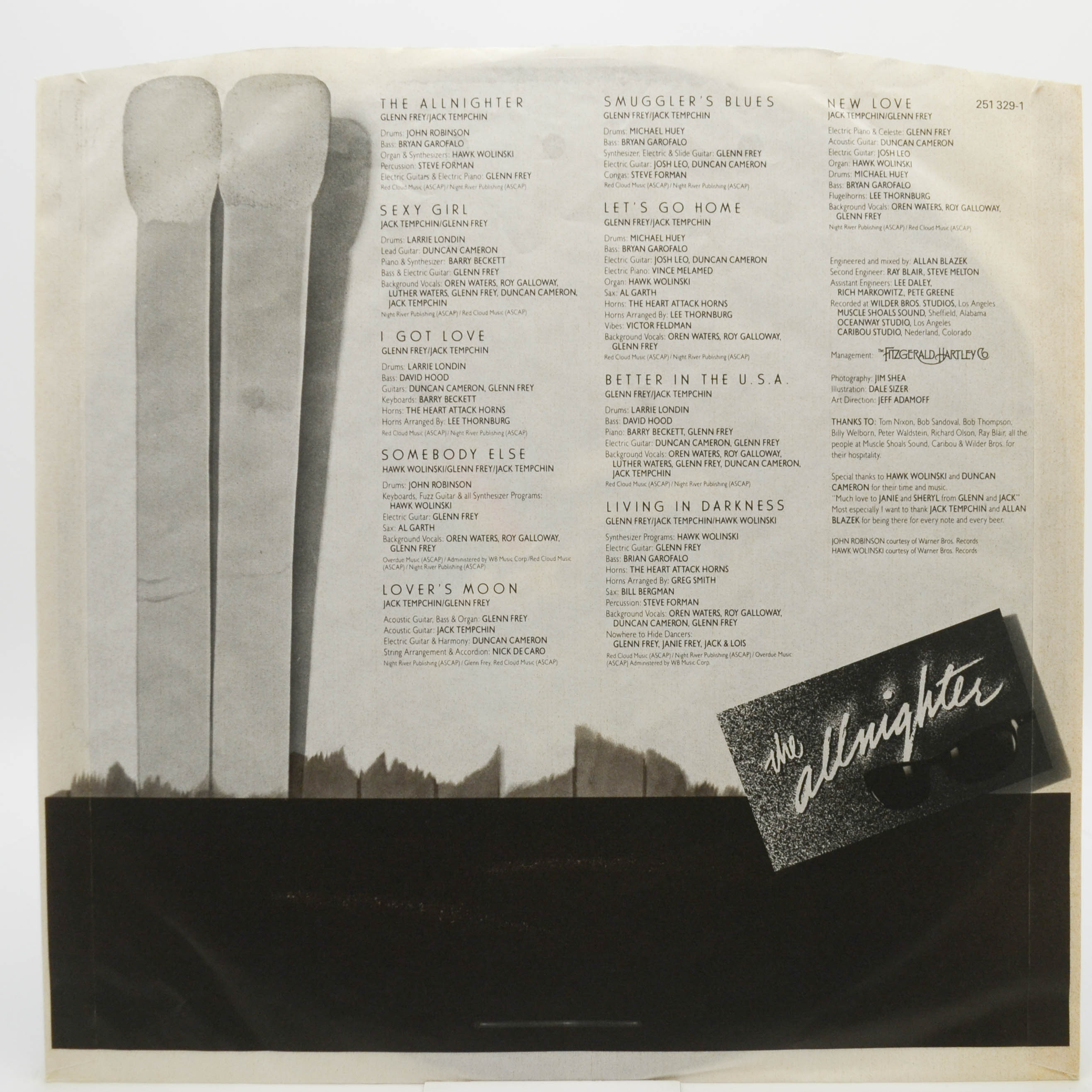 Glenn Frey — The Allnighter, 1984