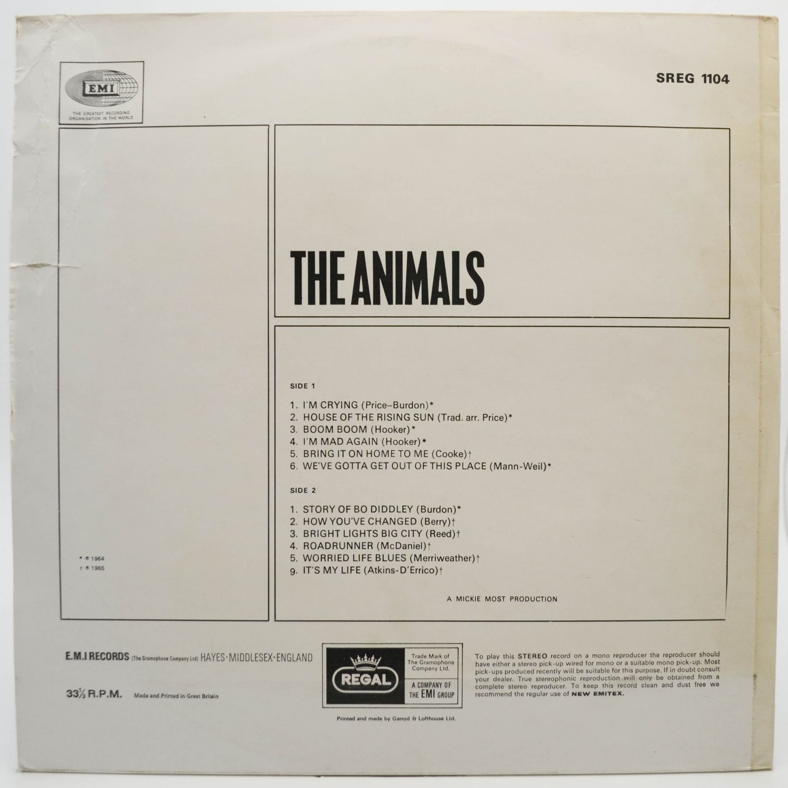 Animals — The Animals (UK), 1968