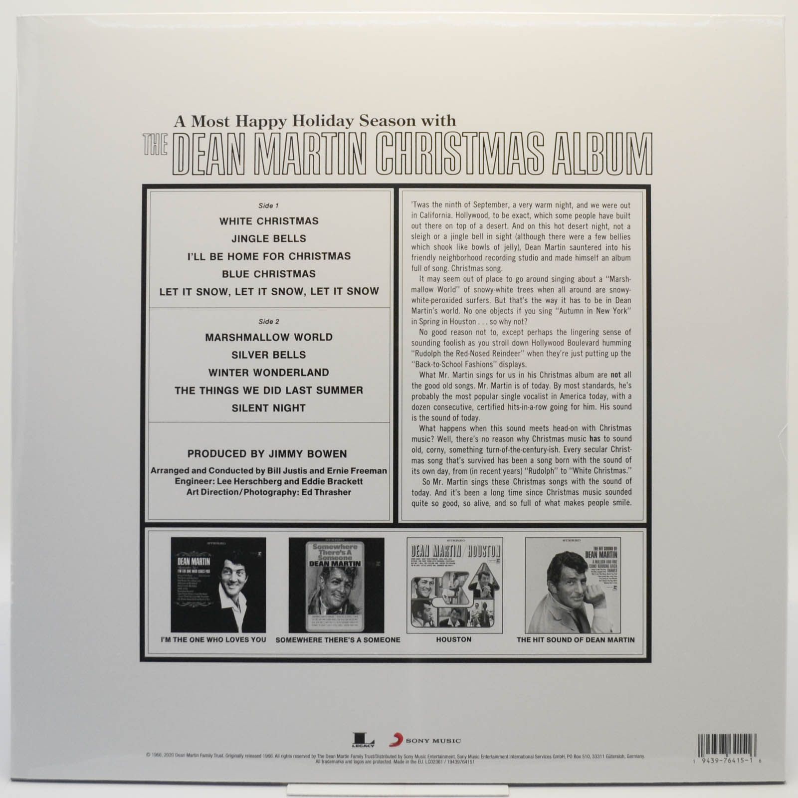 Dean Martin — The Dean Martin Christmas Album, 1966