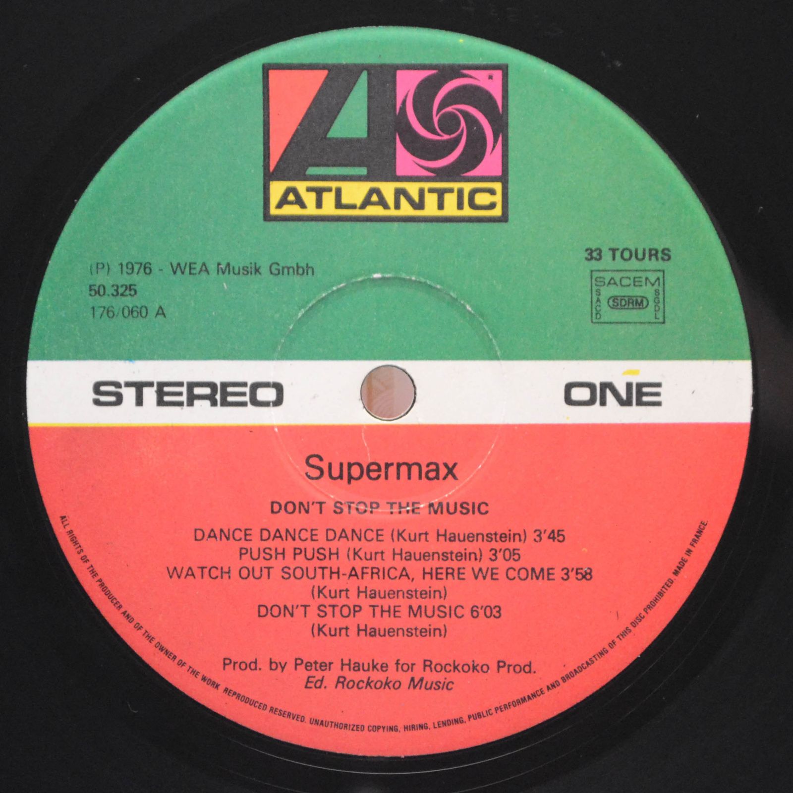 Supermax — Don't Stop The Music, 1977