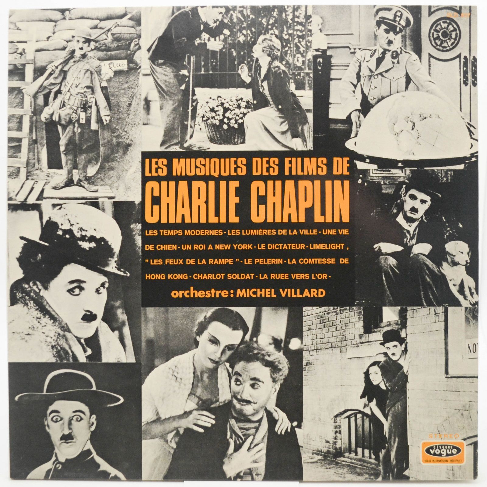 Charlie Chaplin - Michel Villard — Les Musiques Des Films De Charlie Chaplin (1-st, France), 1972