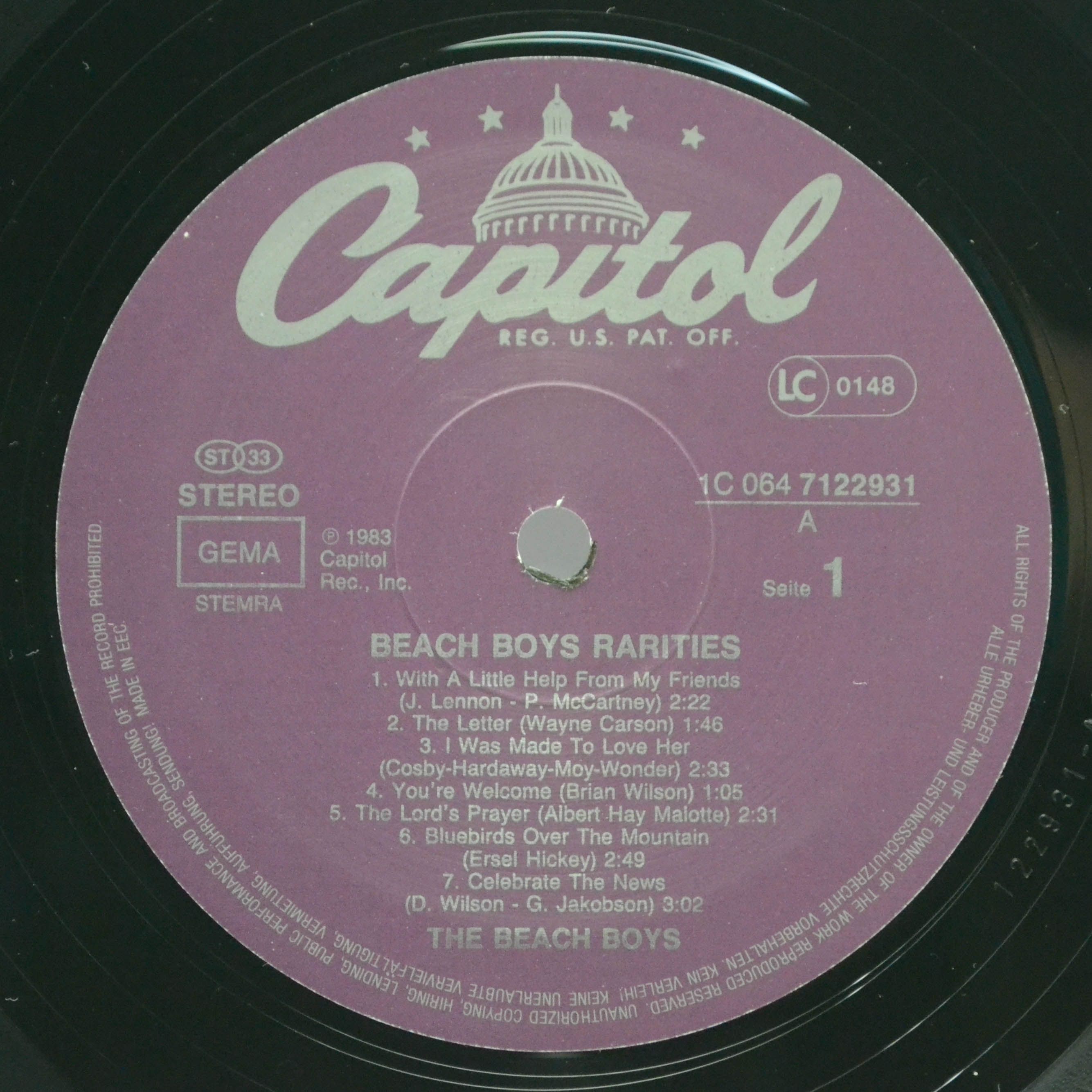 Beach Boys — Beach Boys Rarities, 1983