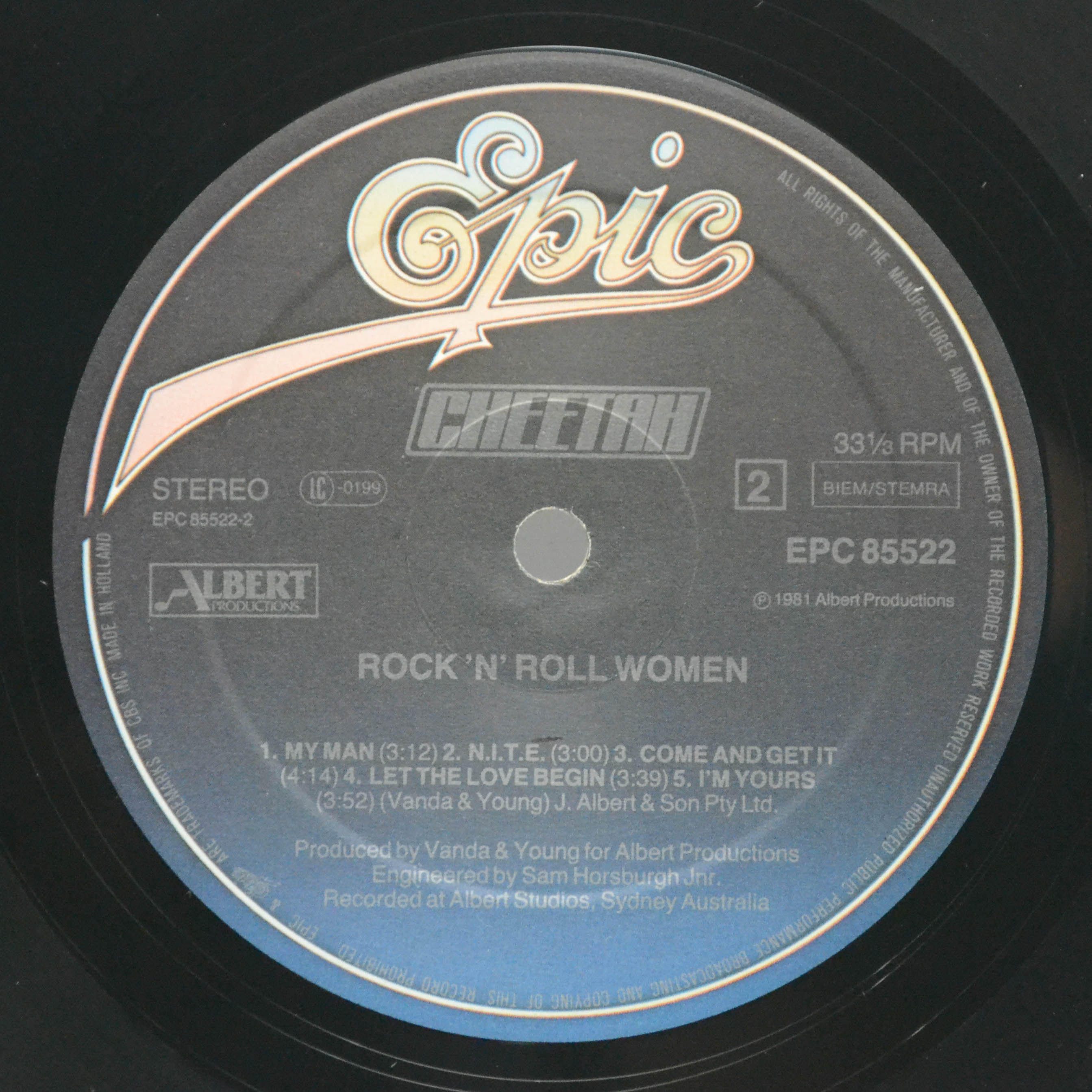 Cheetah — Rock & Roll Women, 1981