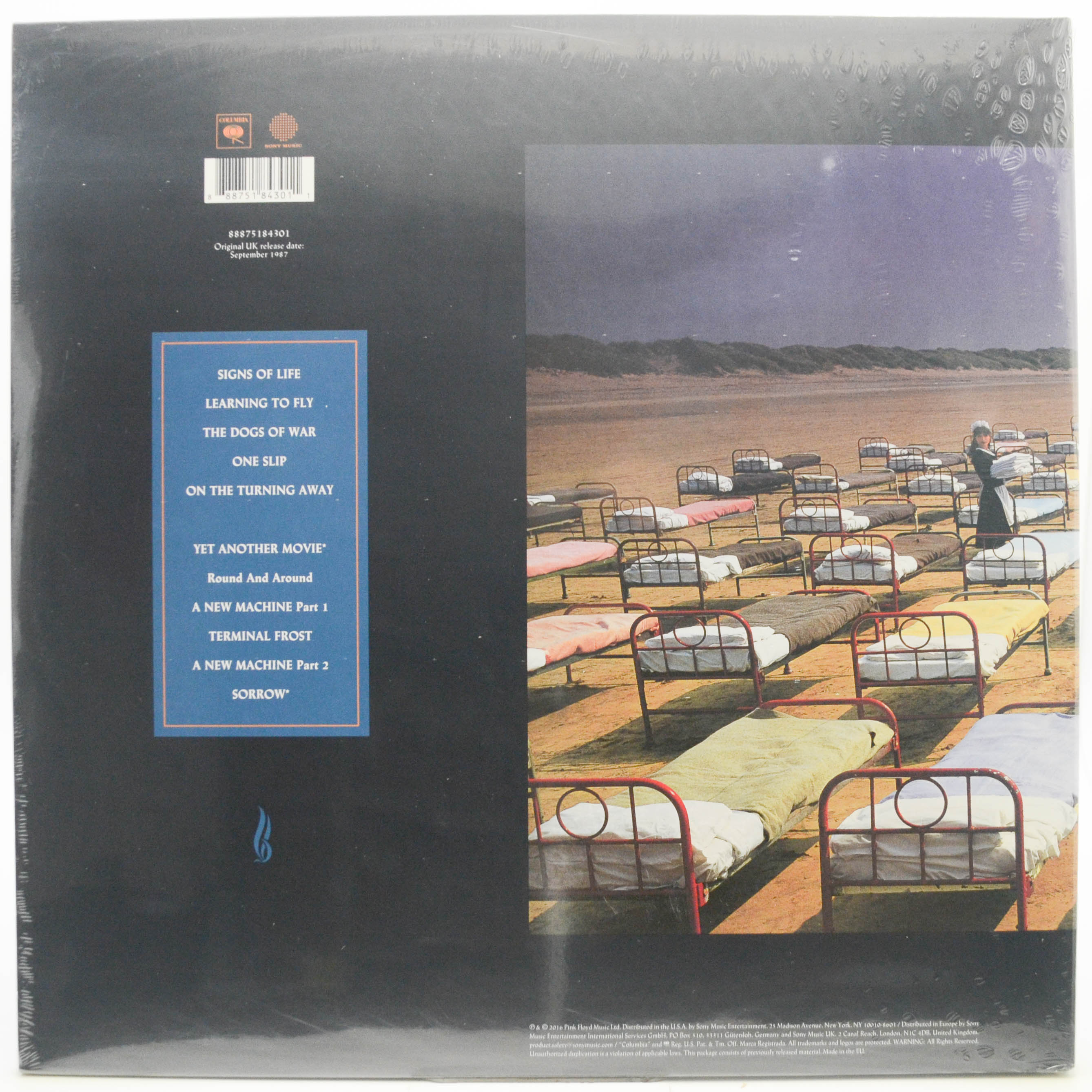 Виниловая пластинка Pink Floyd — A Momentary Lapse Of Reason, 1987