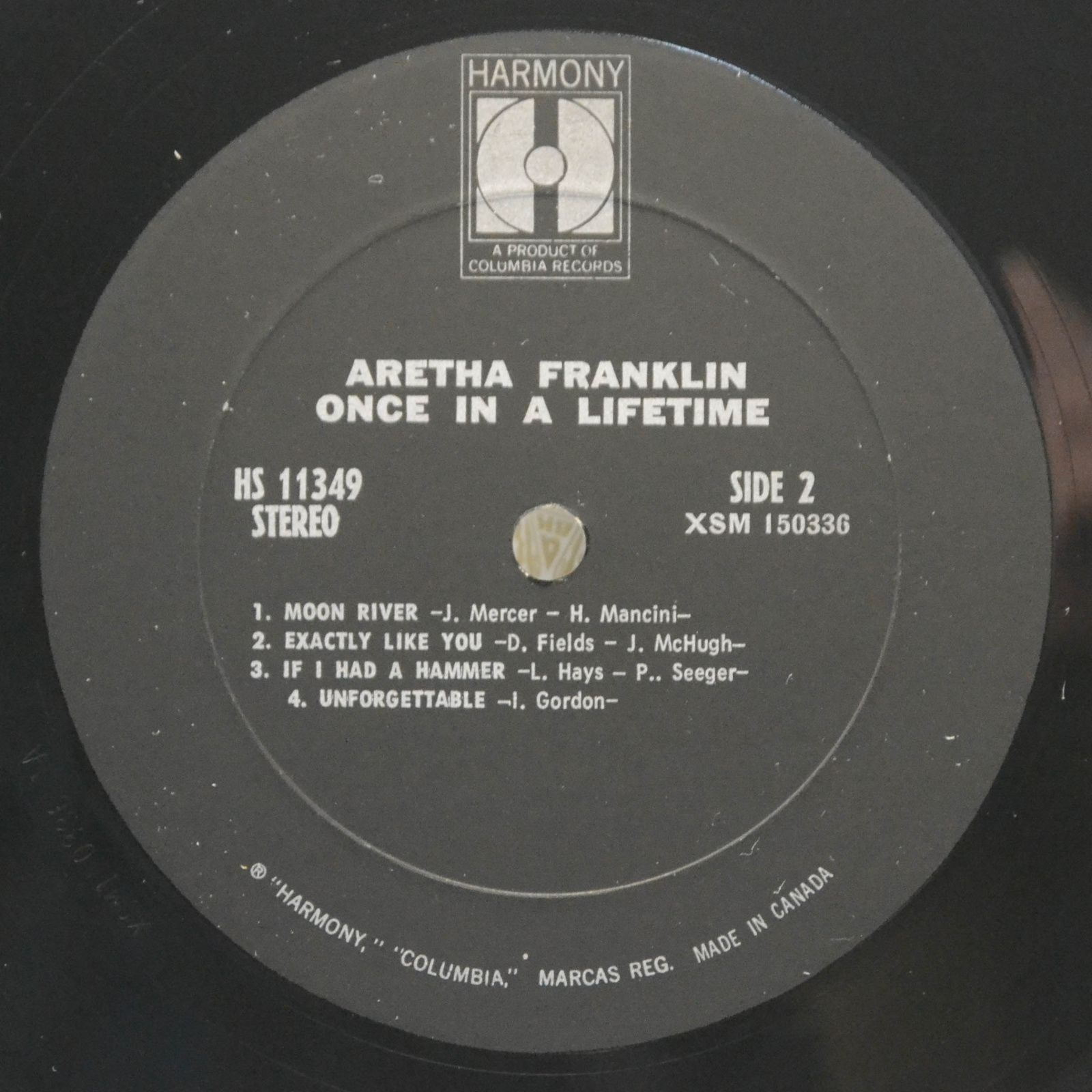 Aretha Franklin — Once In A Lifetime, 1969
