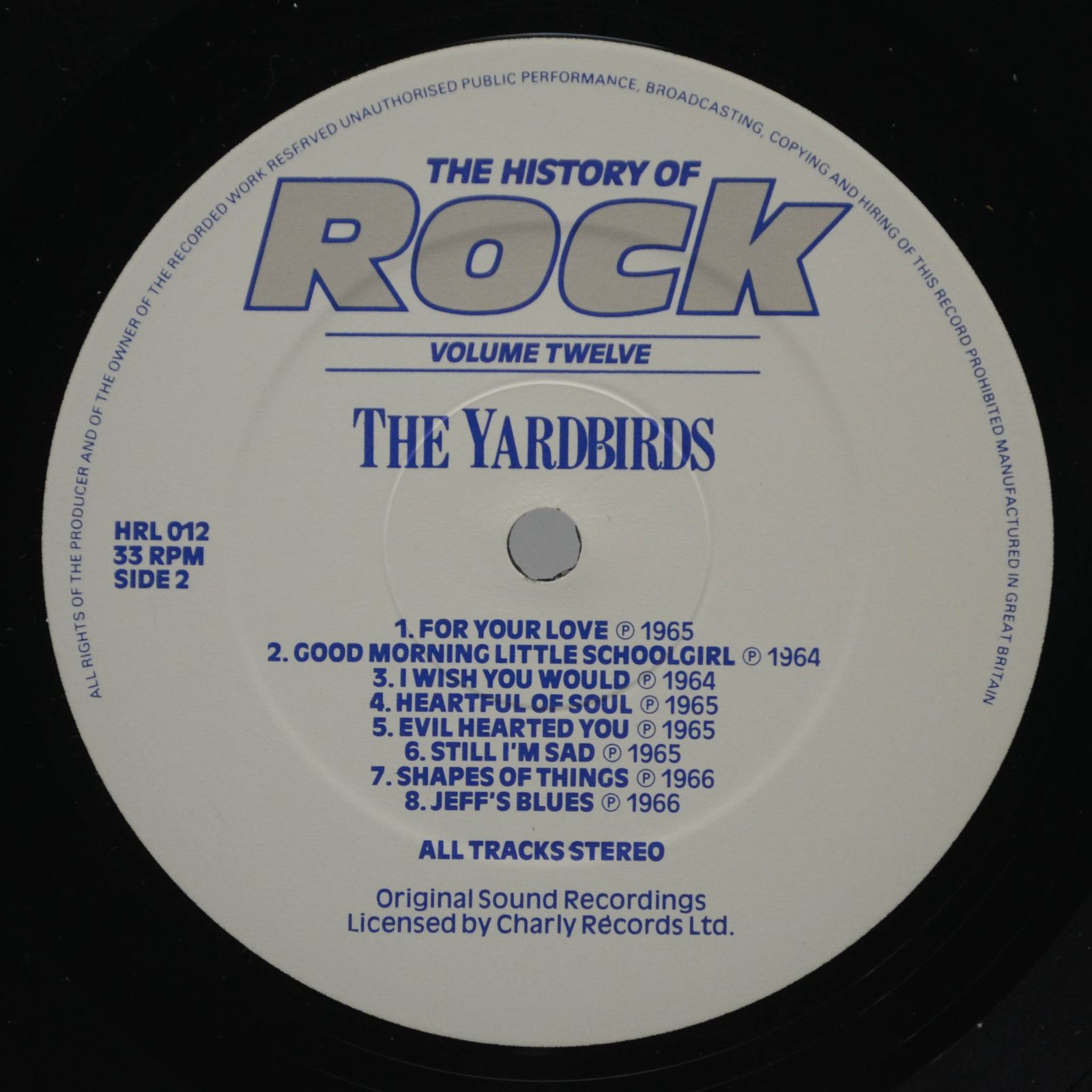 B. B. King / The Yardbirds / Alexis Korner / Fleetwood Mac — The History Of Rock (Volume Twelve) (2LP, UK), 1983