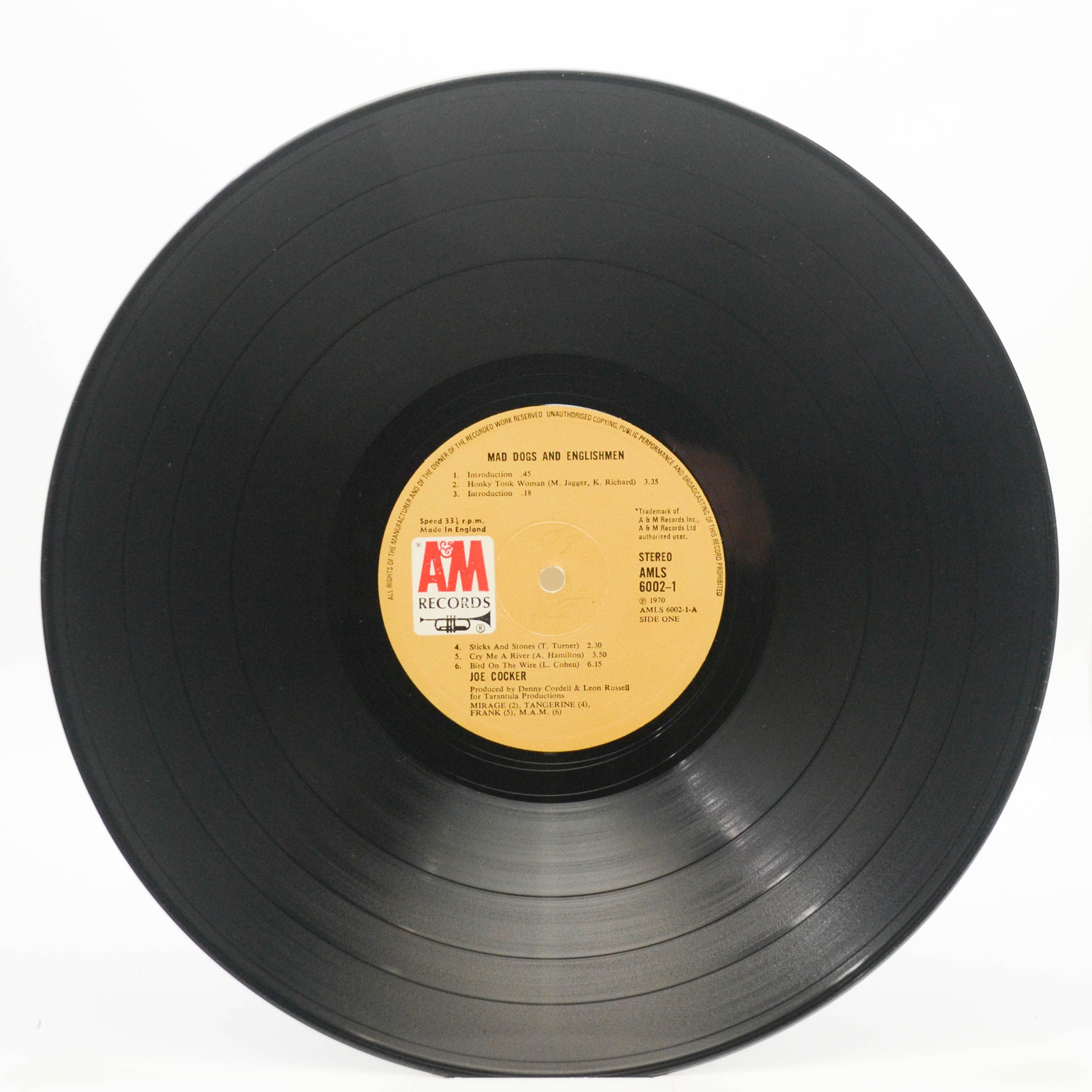 Joe Cocker — Mad Dogs & Englishmen (2LP, 1-st, UK), 1970