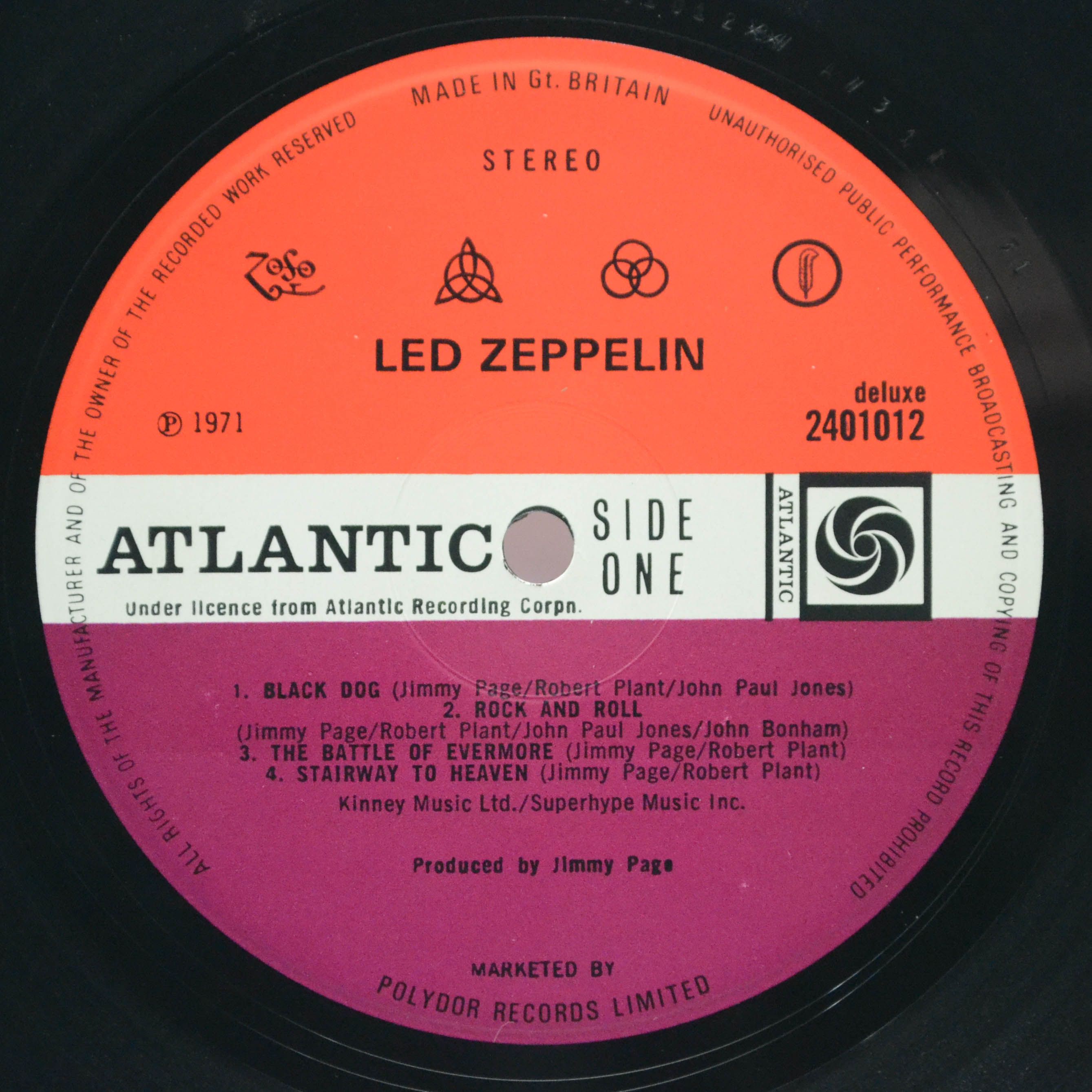 Led Zeppelin — Untitled (5th UK version), 1971