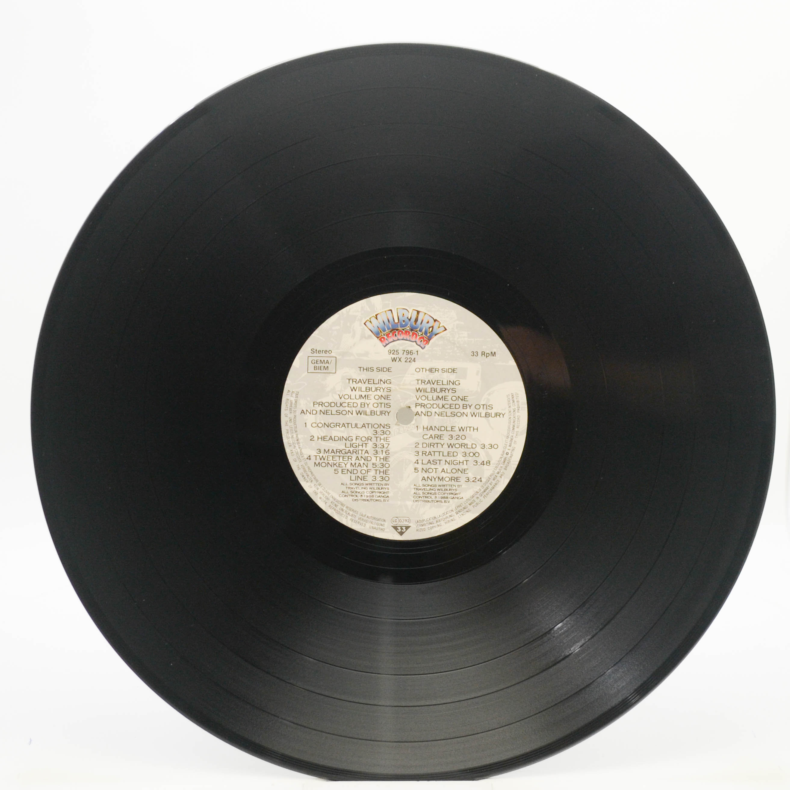 Traveling Wilburys — Volume One, 1988