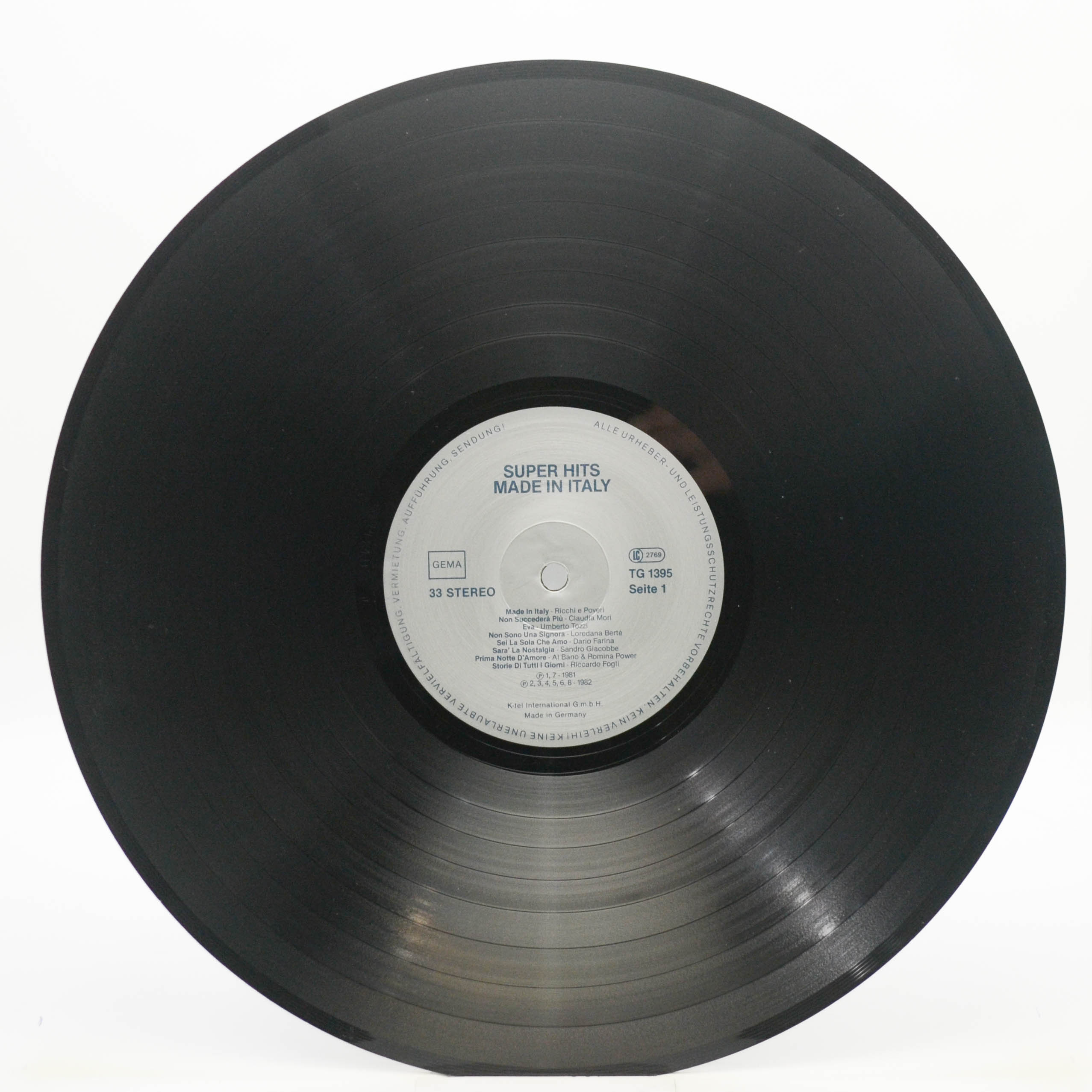 Various — Die Neuen Super-Hits (Made In Italy), 1982