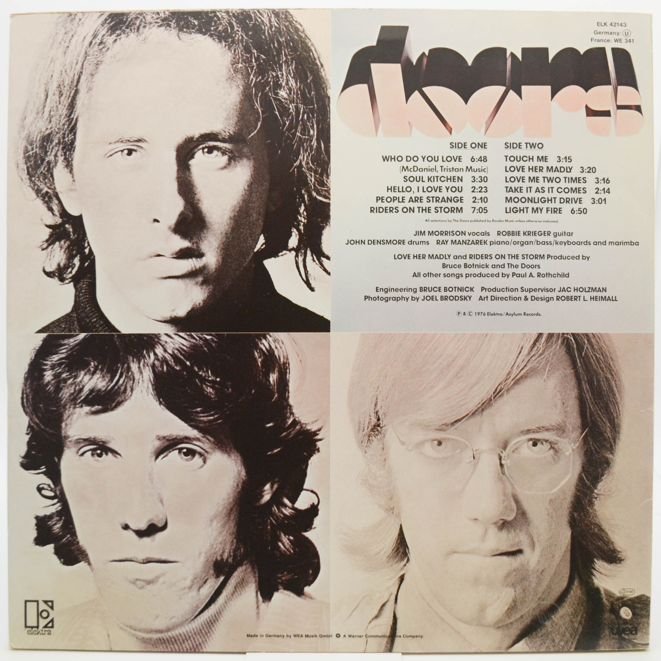 Виниловая пластинка Doors — The Best Of Doors, 1973