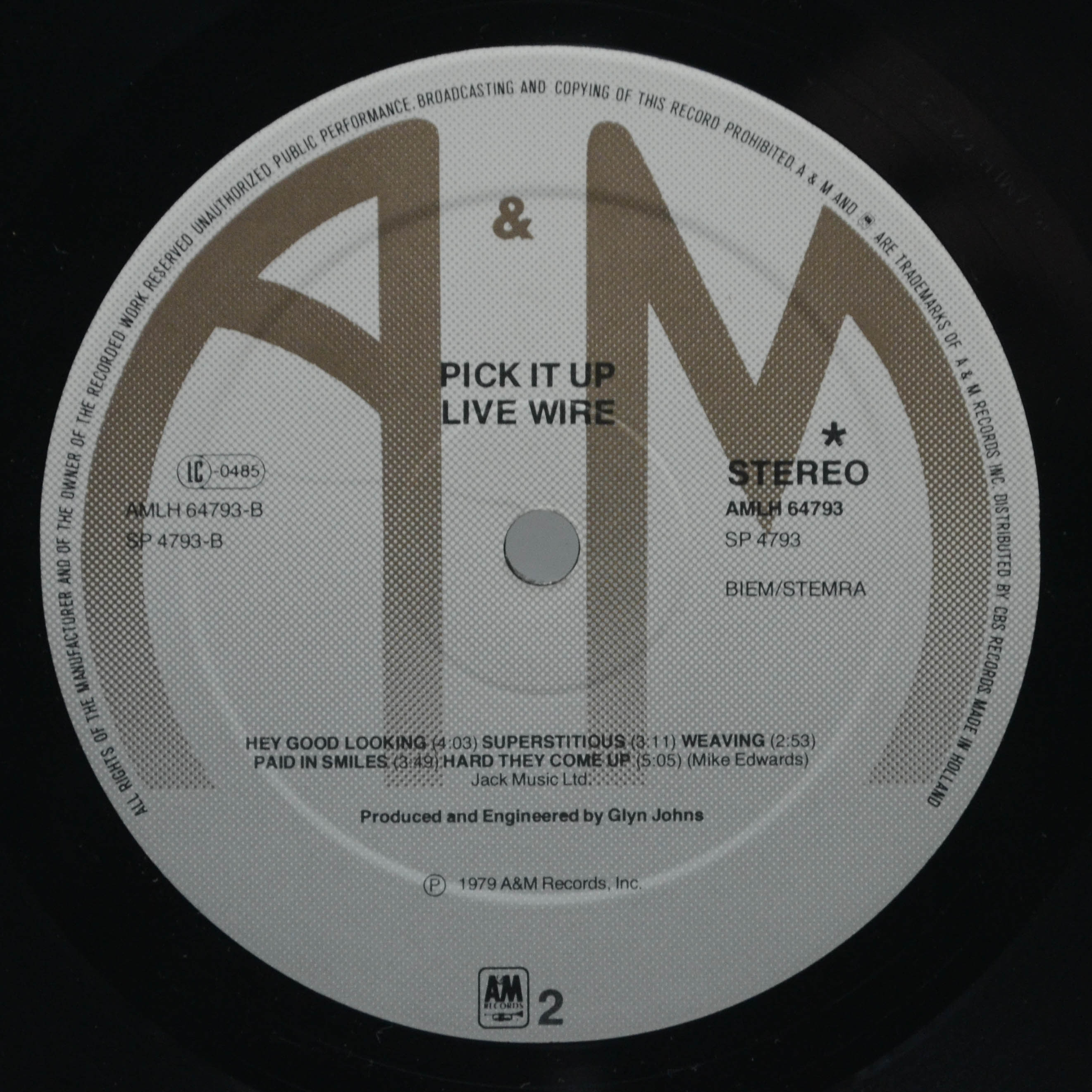 Live Wire — Pick It Up, 1979