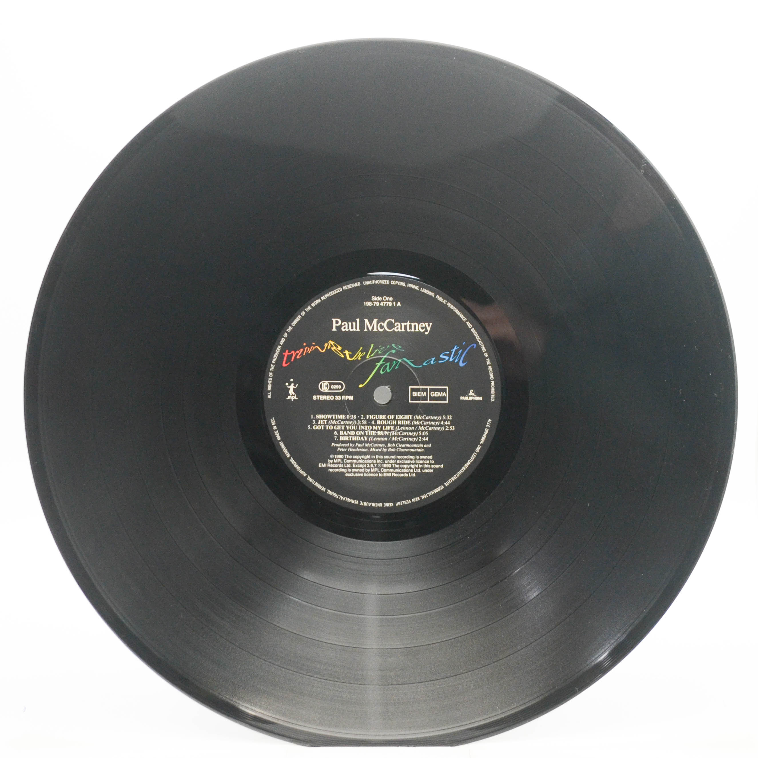 Paul McCartney — Tripping The Live Fantastic (3LP), 1990