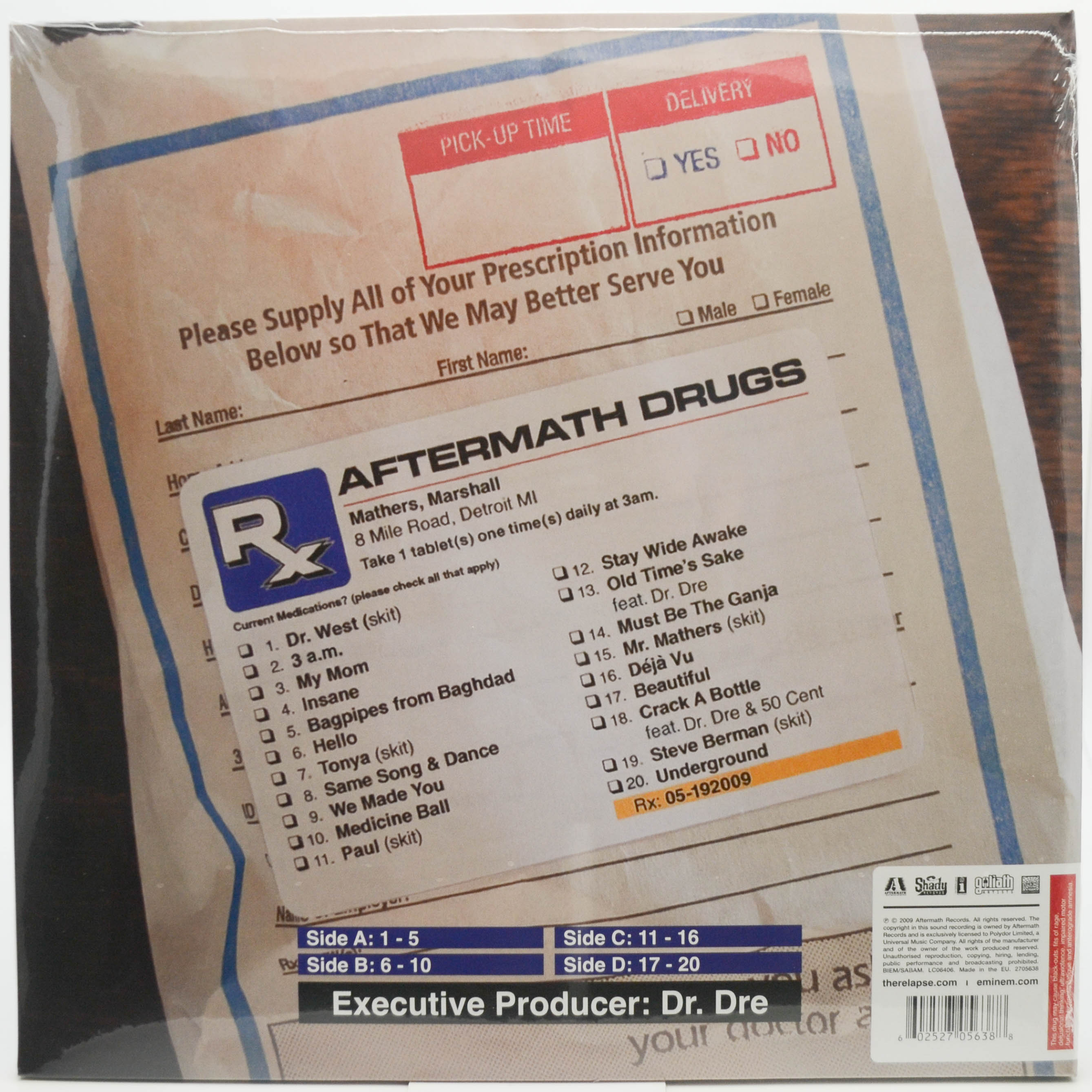 Eminem — Relapse (2LP), 2009