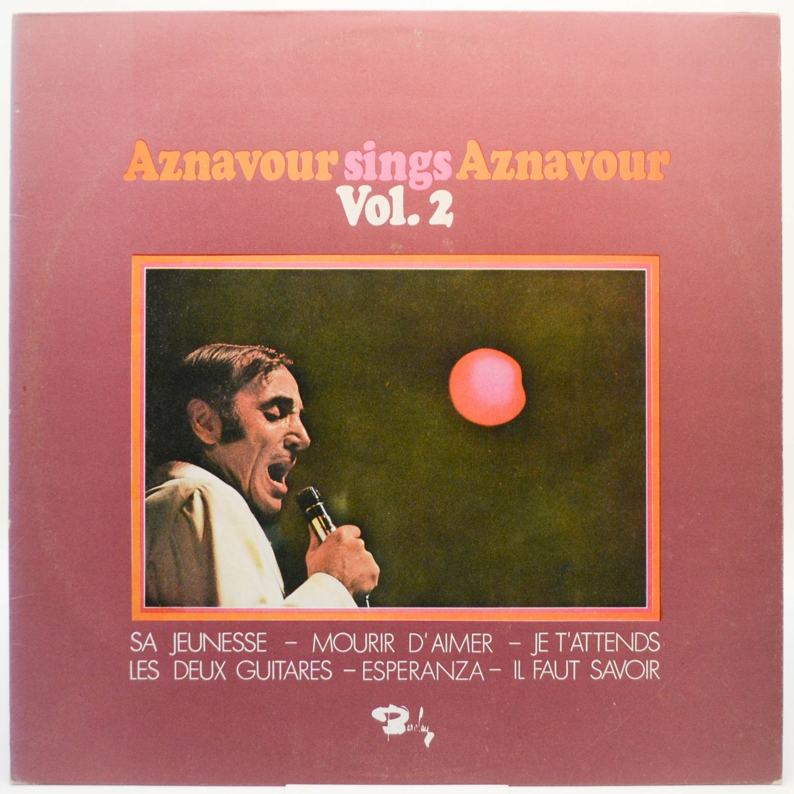 Charles Aznavour — Aznavour Sings Aznavour Vol. 2, 1971