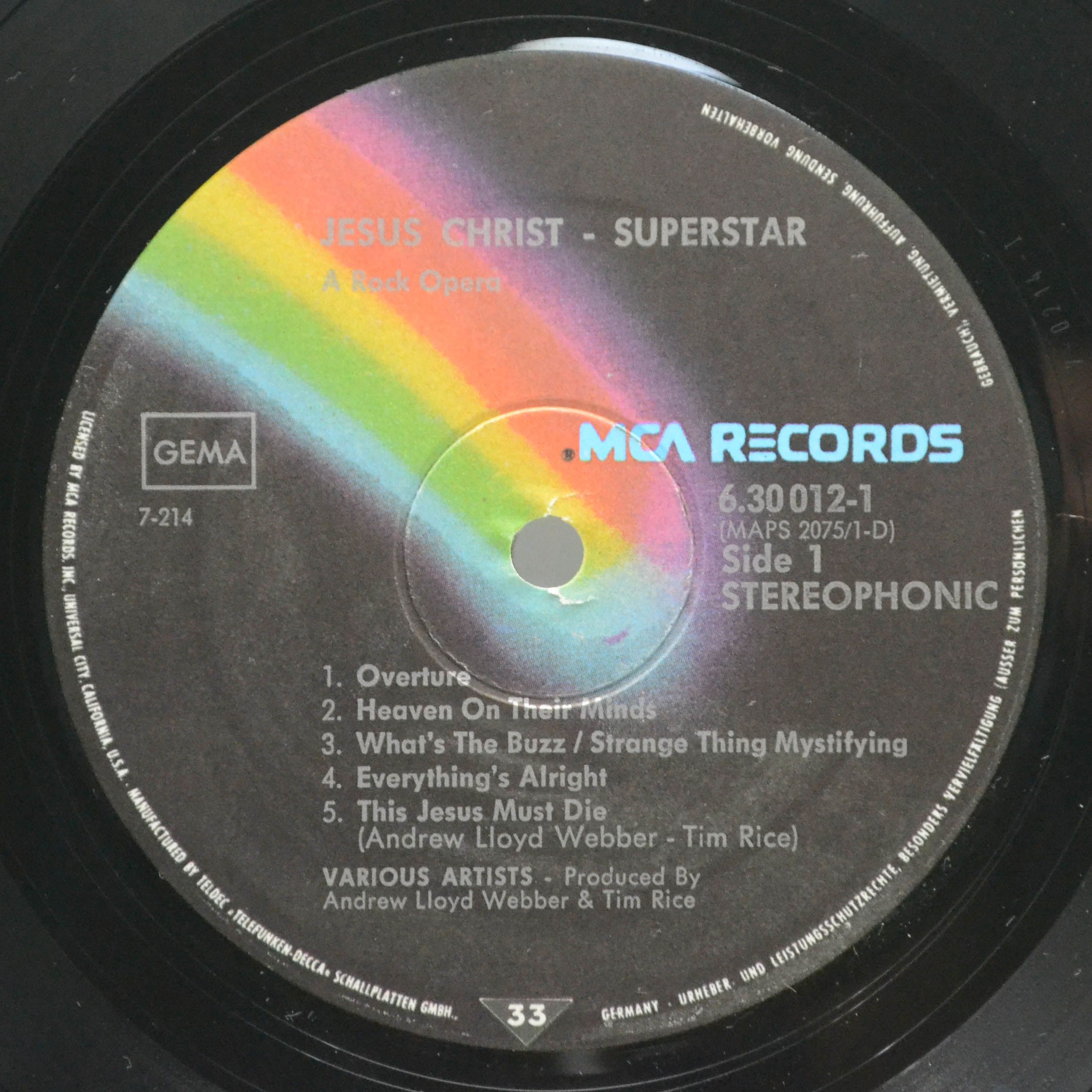 Various — Jesus Christ Superstar (Box-set, booklet), 1970
