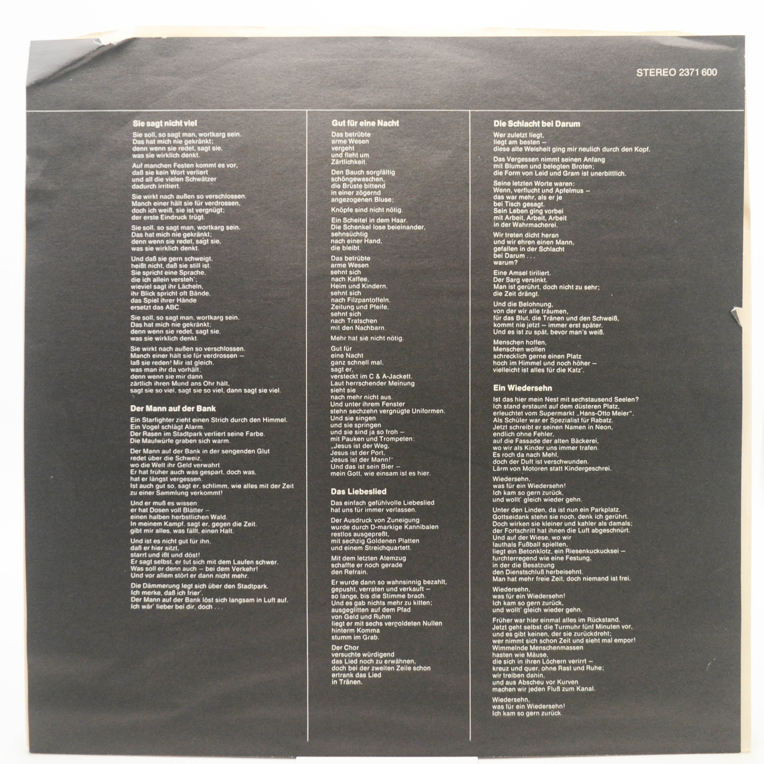 Виниловая пластинка Herman Van Veen — Wunder Was, 1975