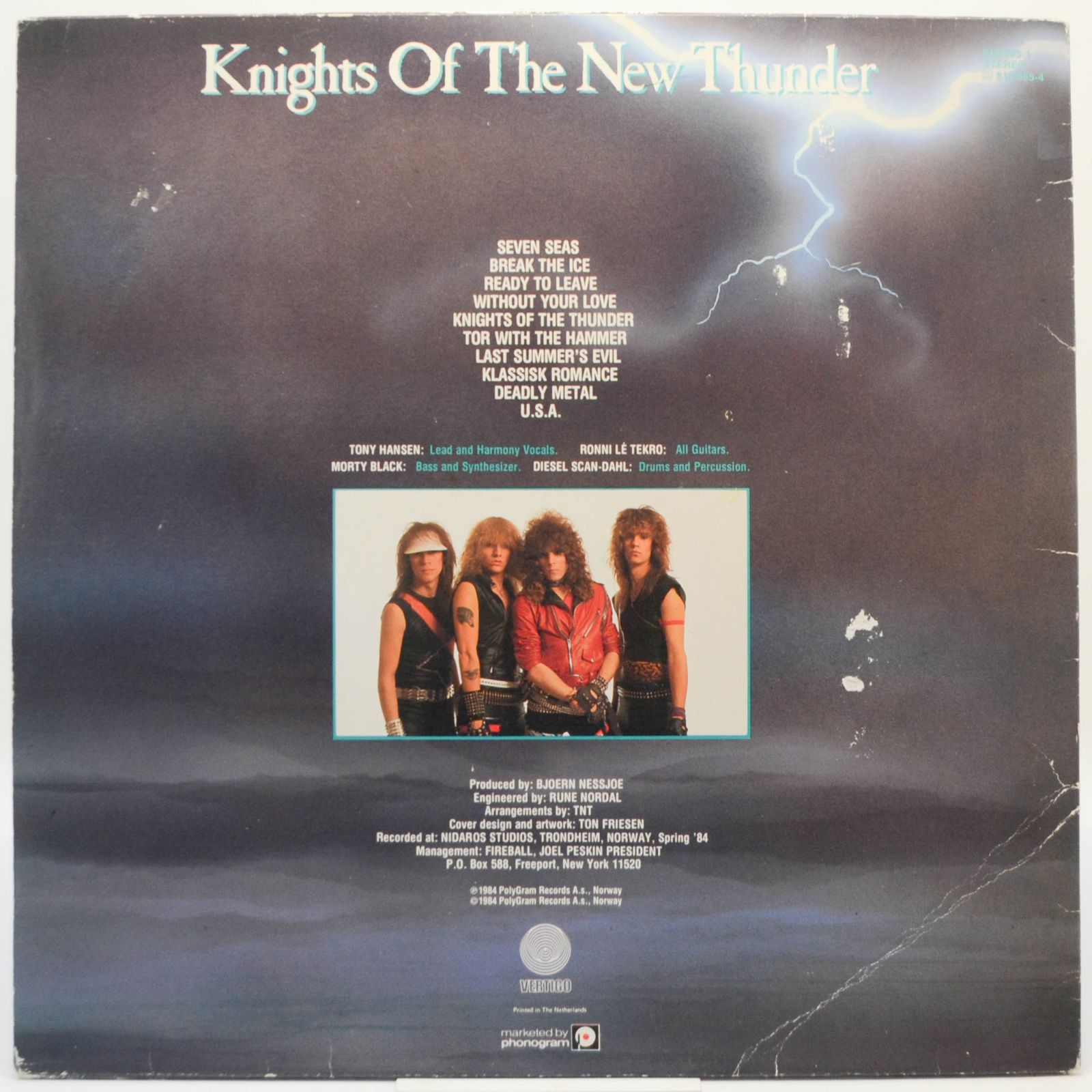 TNT — Knights Of The New Thunder, 1984