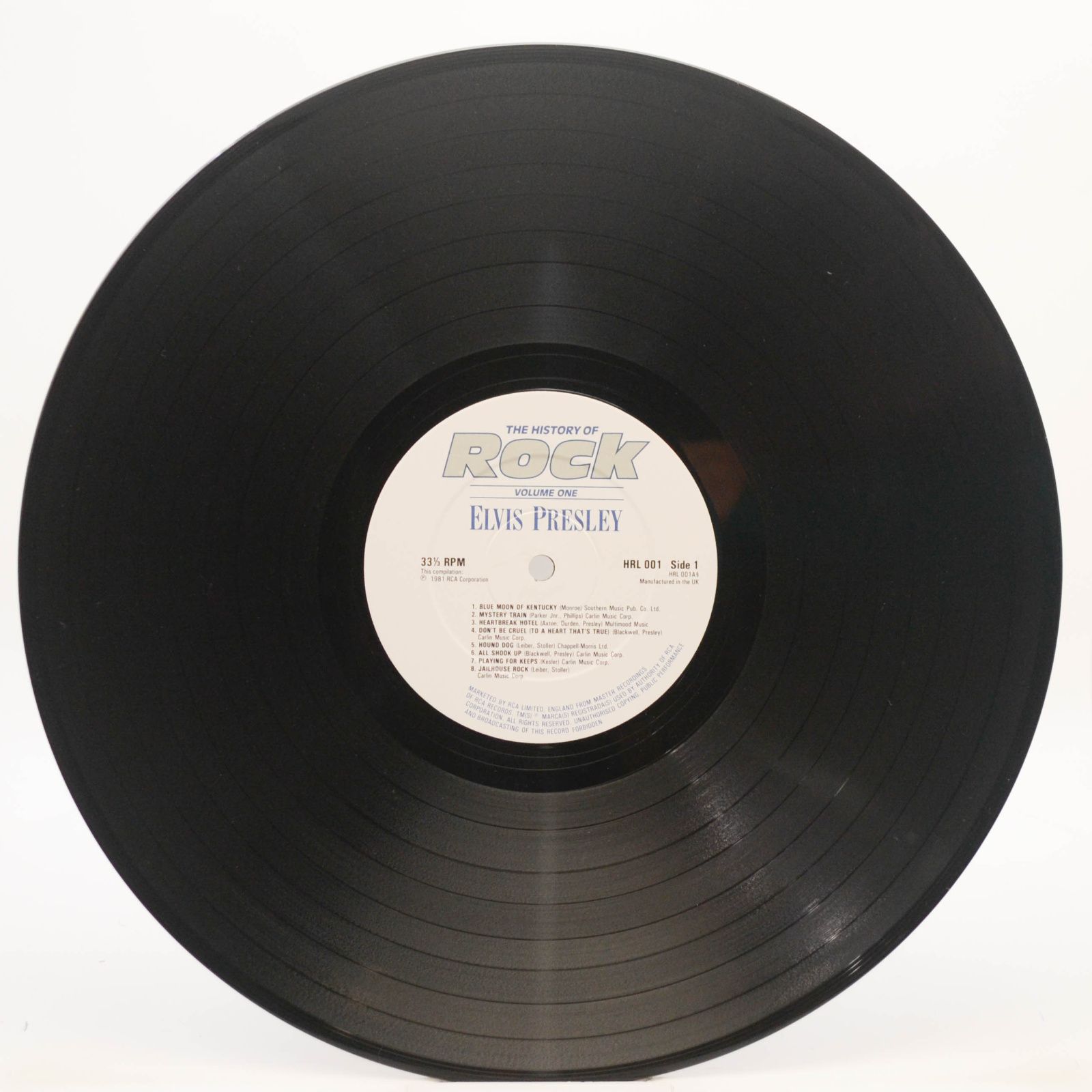 Elvis Presley — The History Of Rock (Volume One) (UK), 1981