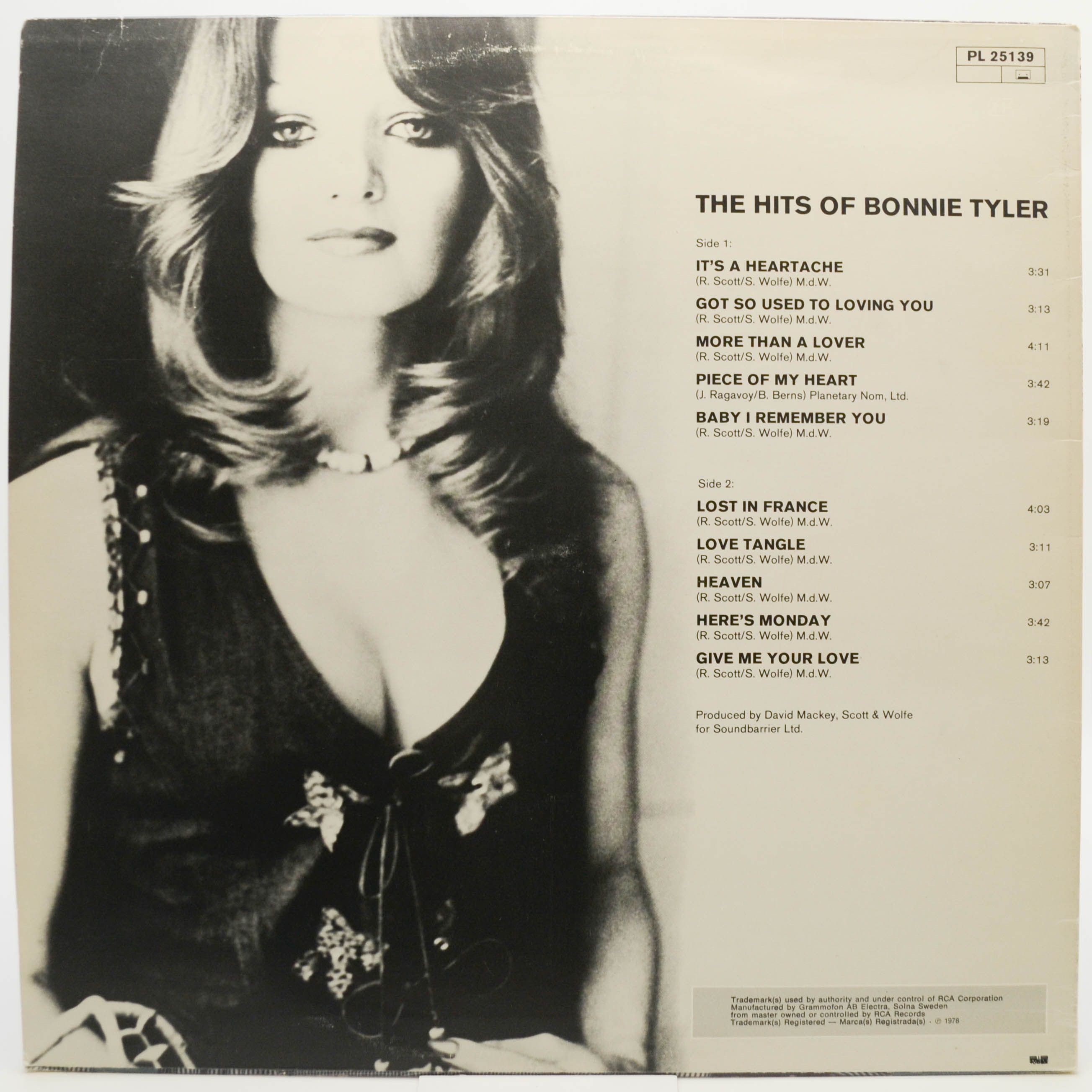 Bonnie Tyler — The Hits Of Bonnie Tyler, 1978