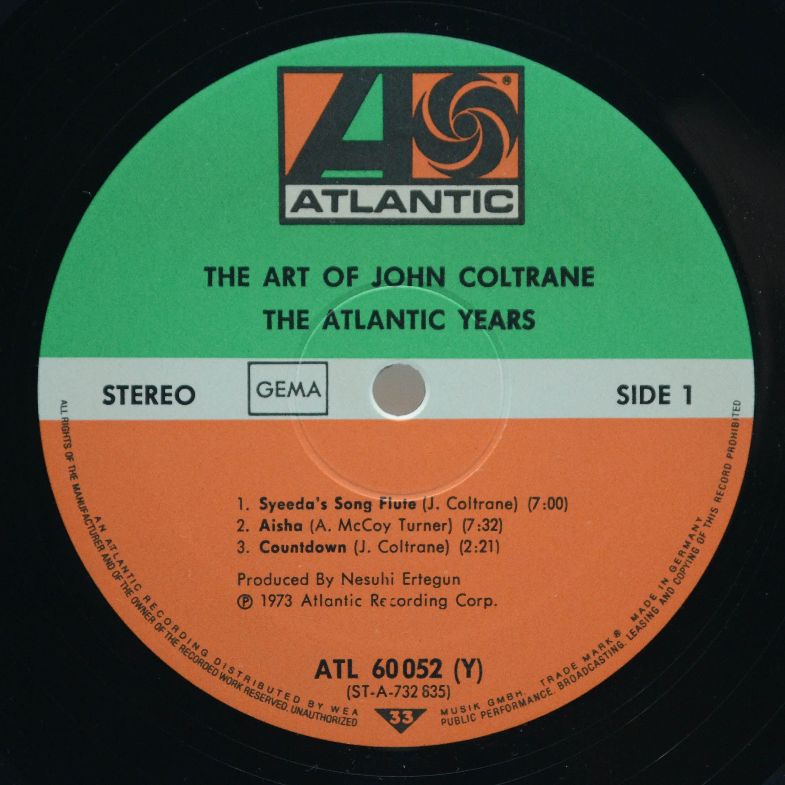 John Coltrane — The Art Of John Coltrane / The Atlantic Years (2LP), 1974