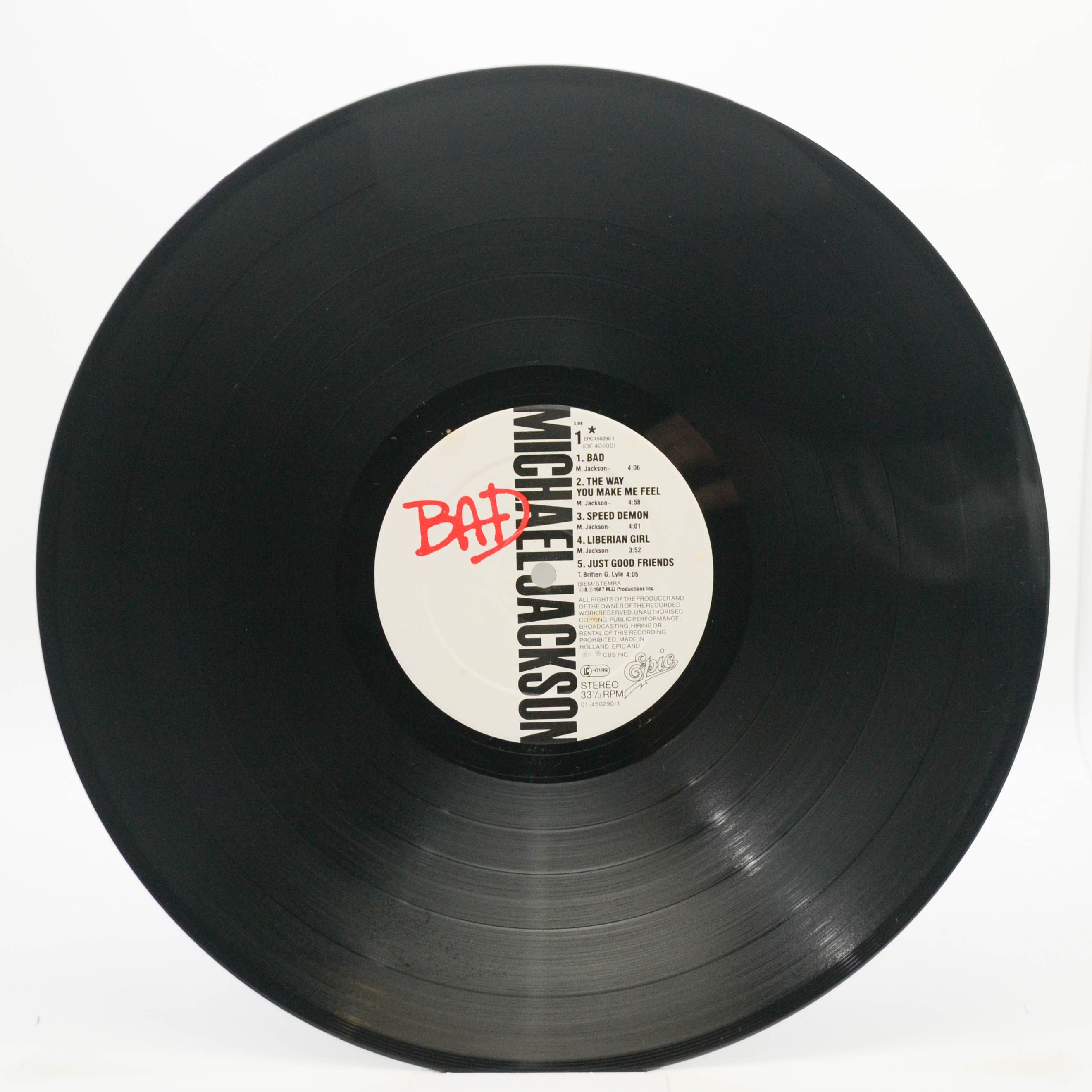 Michael Jackson — Bad, 1987