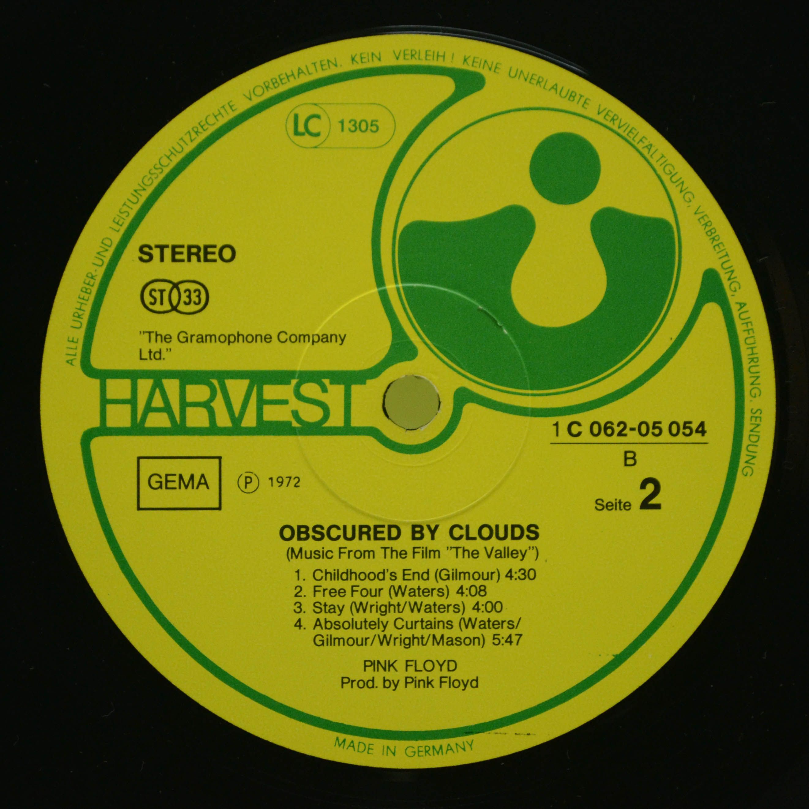 Pink Floyd — Obscured By Clouds, 1972