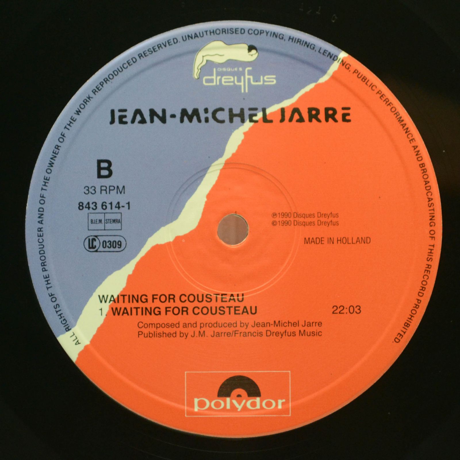 Jean Michel Jarre — Waiting For Cousteau, 1990