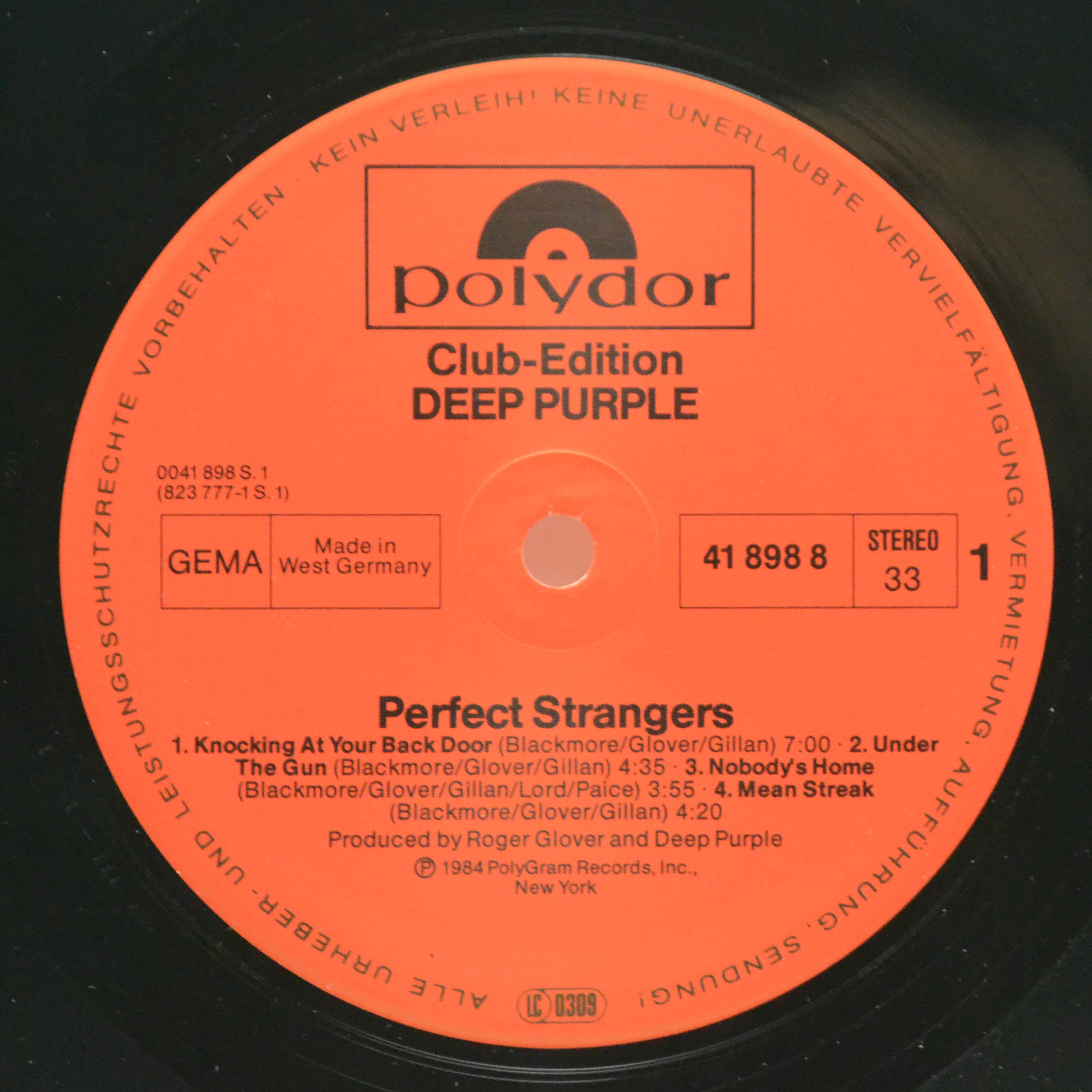 Deep Purple — Perfect Strangers, 1984
