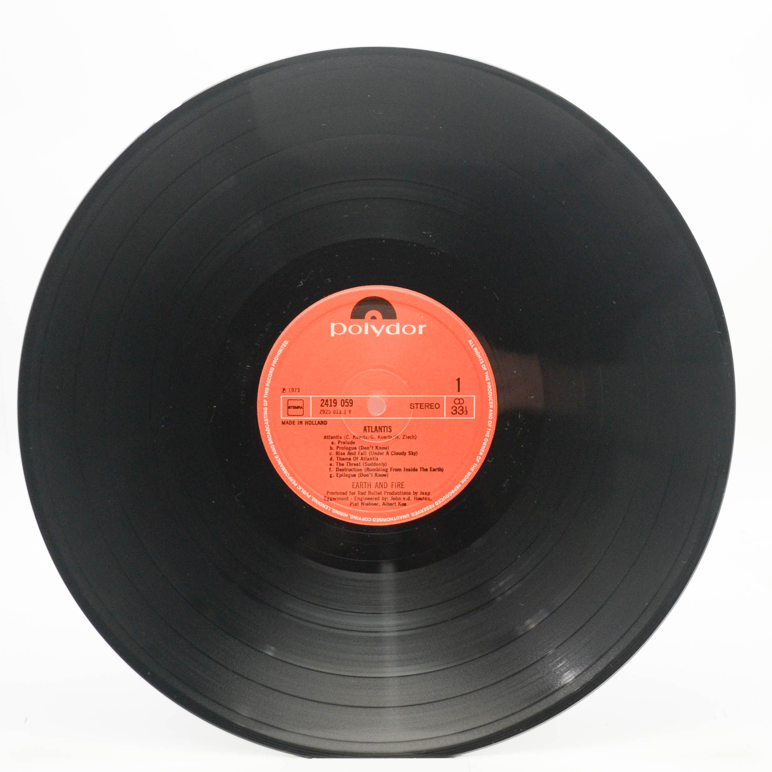 Earth And Fire — Atlantis (Holland), 1973