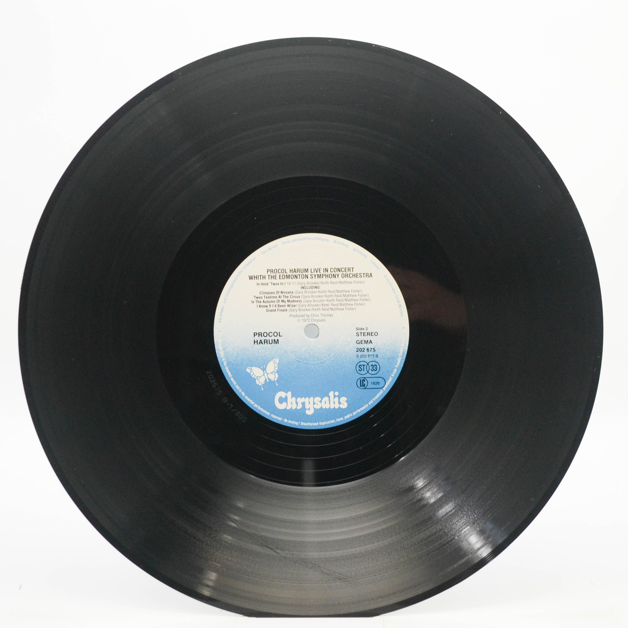 Procol Harum In Concert With The Edmonton Symphony Orchestra — Live, 1972