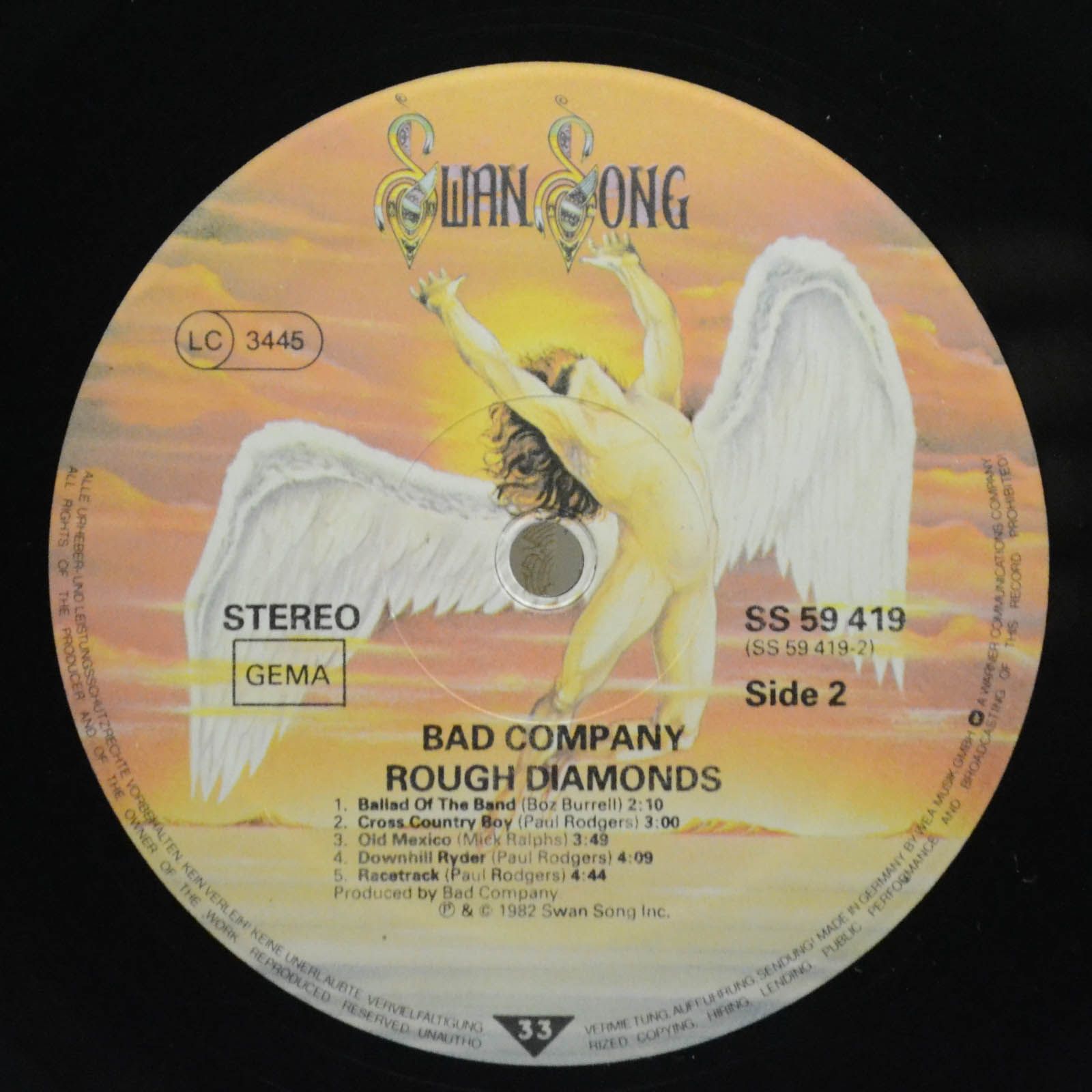 Bad Company — Rough Diamonds, 1982