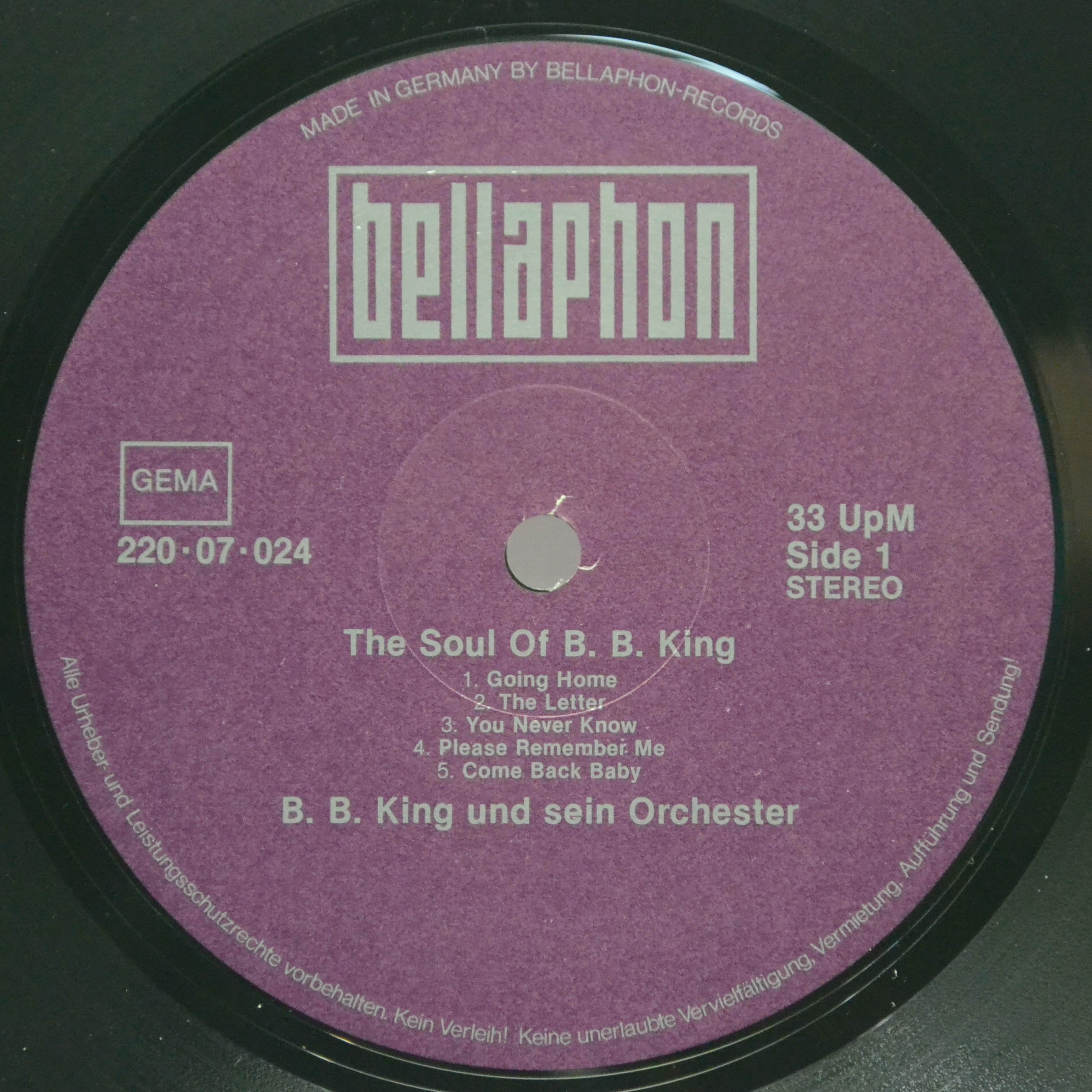 B.B. King — The Soul Of B. B. King, 1963
