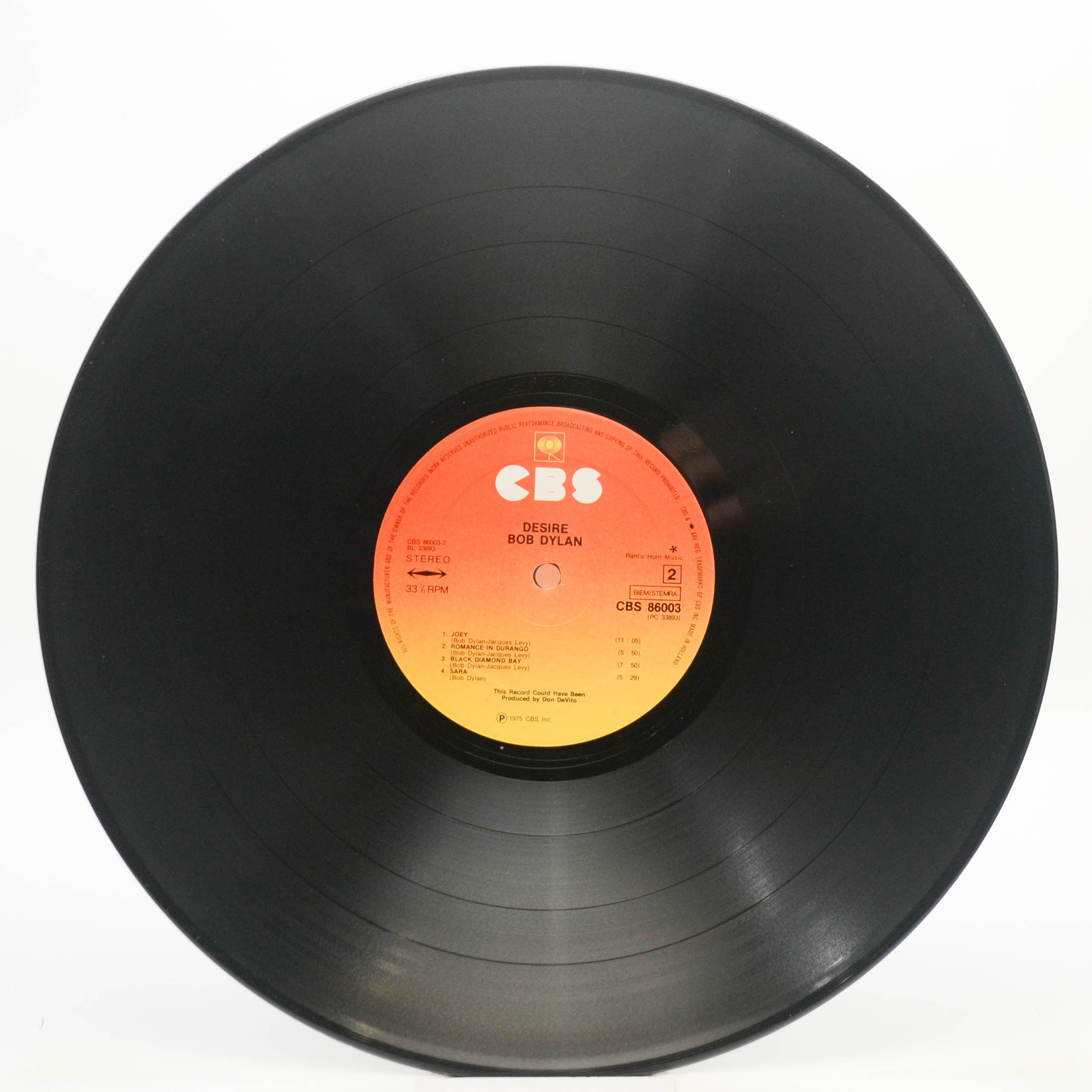 Bob Dylan — Desire, 1977