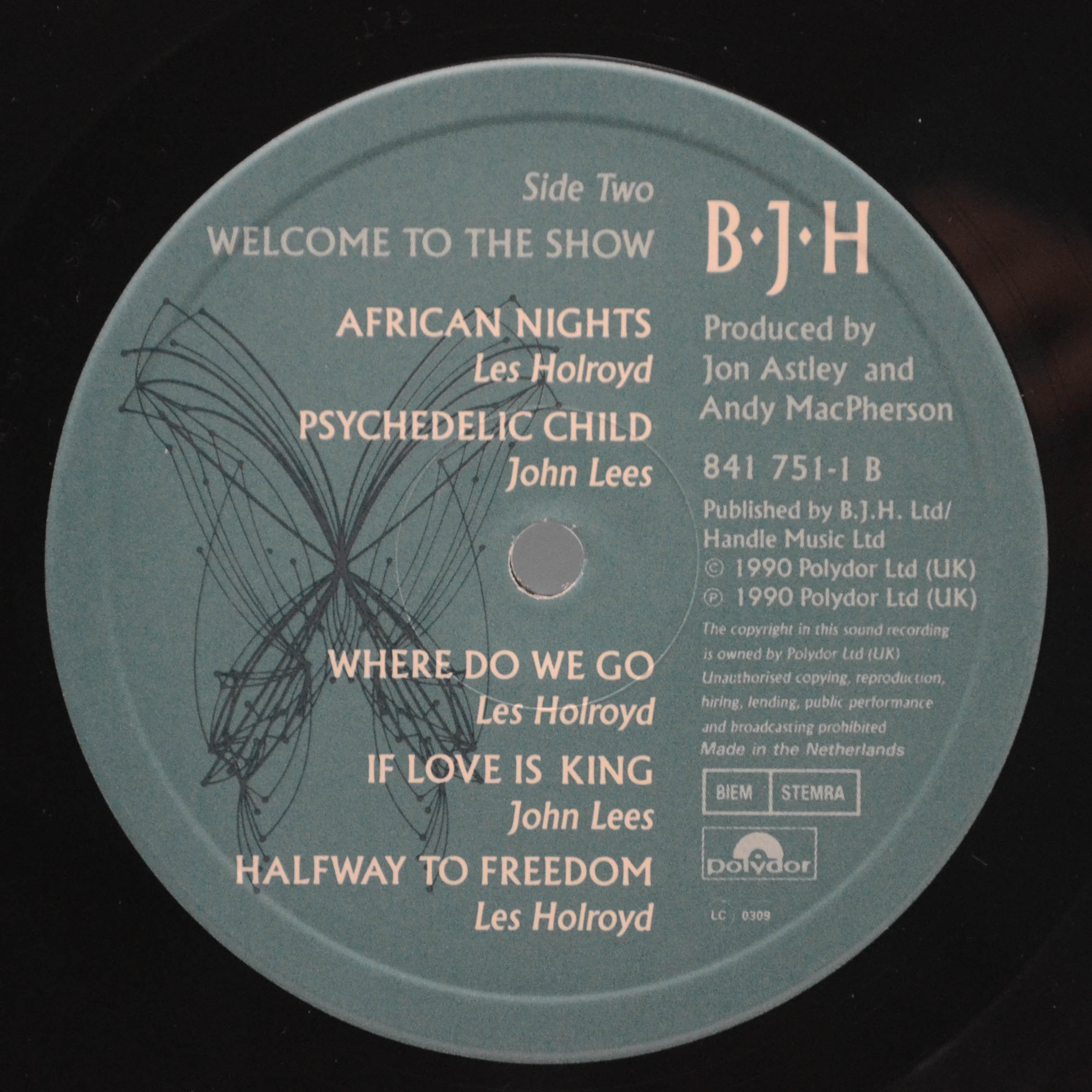 B·J·H — Welcome To The Show, 1990