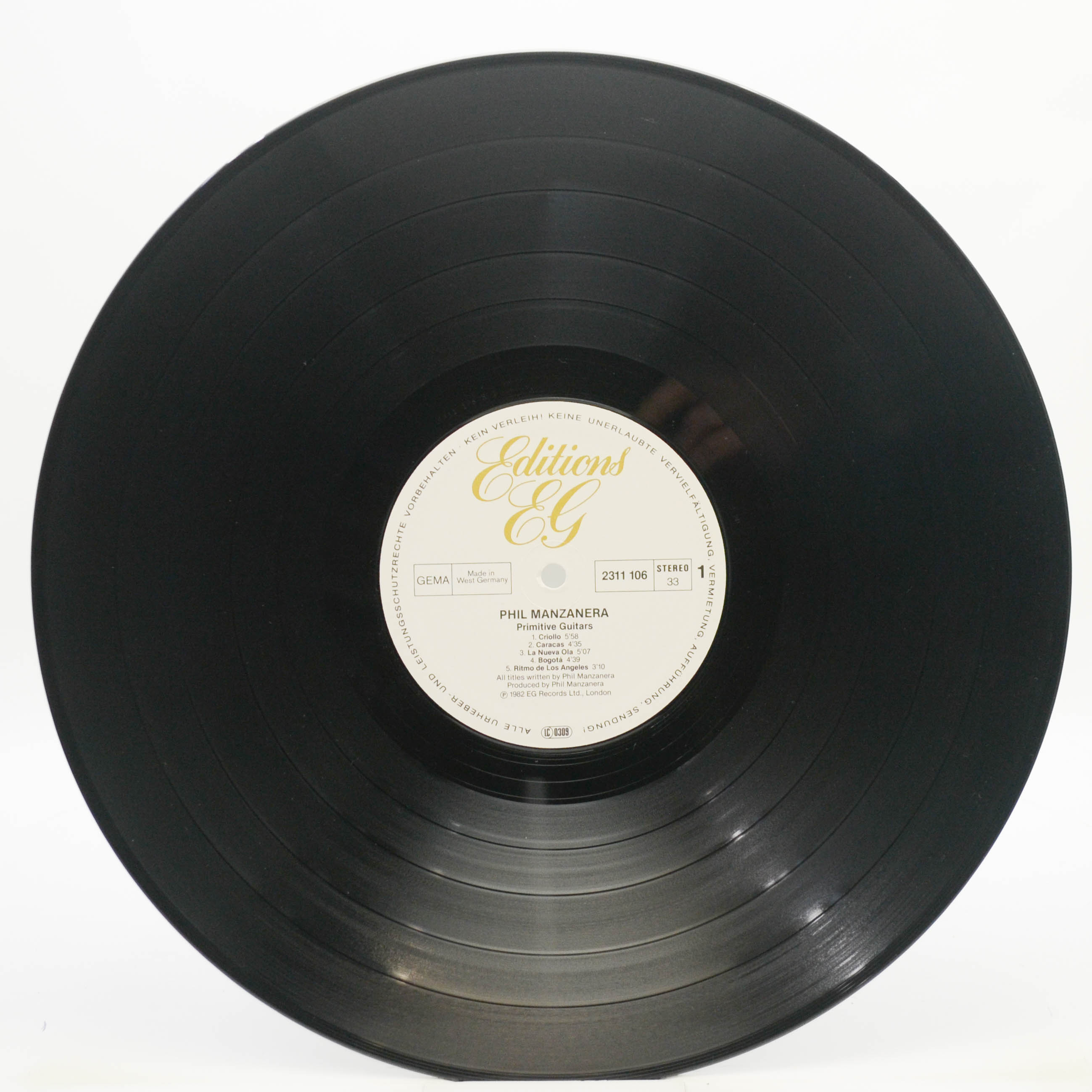 Phil Manzanera — Primitive Guitars, 1982