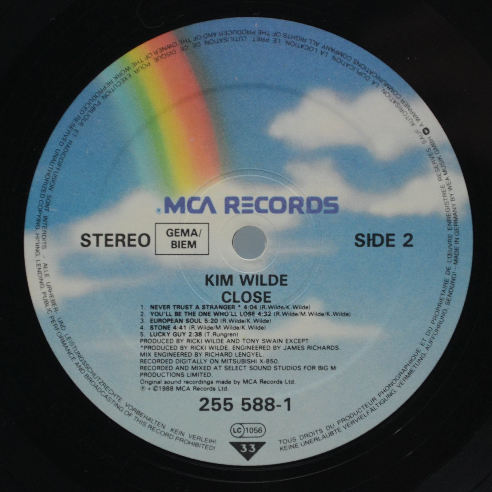 Kim Wilde — Close, 1988